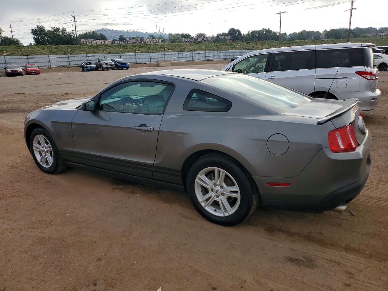 2012 Ford Mustang Gray vin: 1ZVBP8AMXC5273049