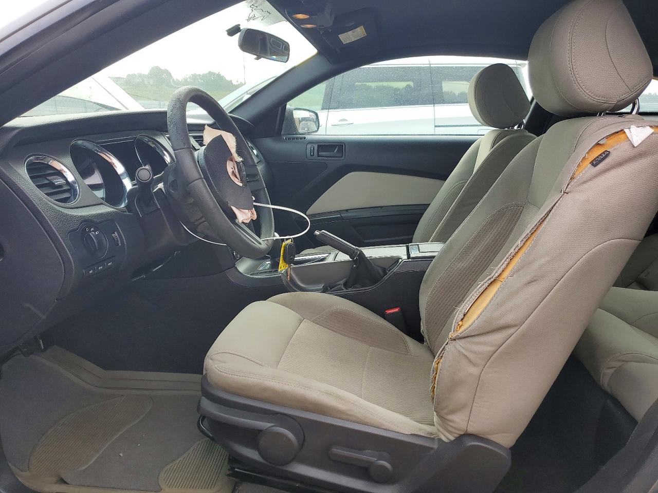 2012 Ford Mustang Gray vin: 1ZVBP8AMXC5273049
