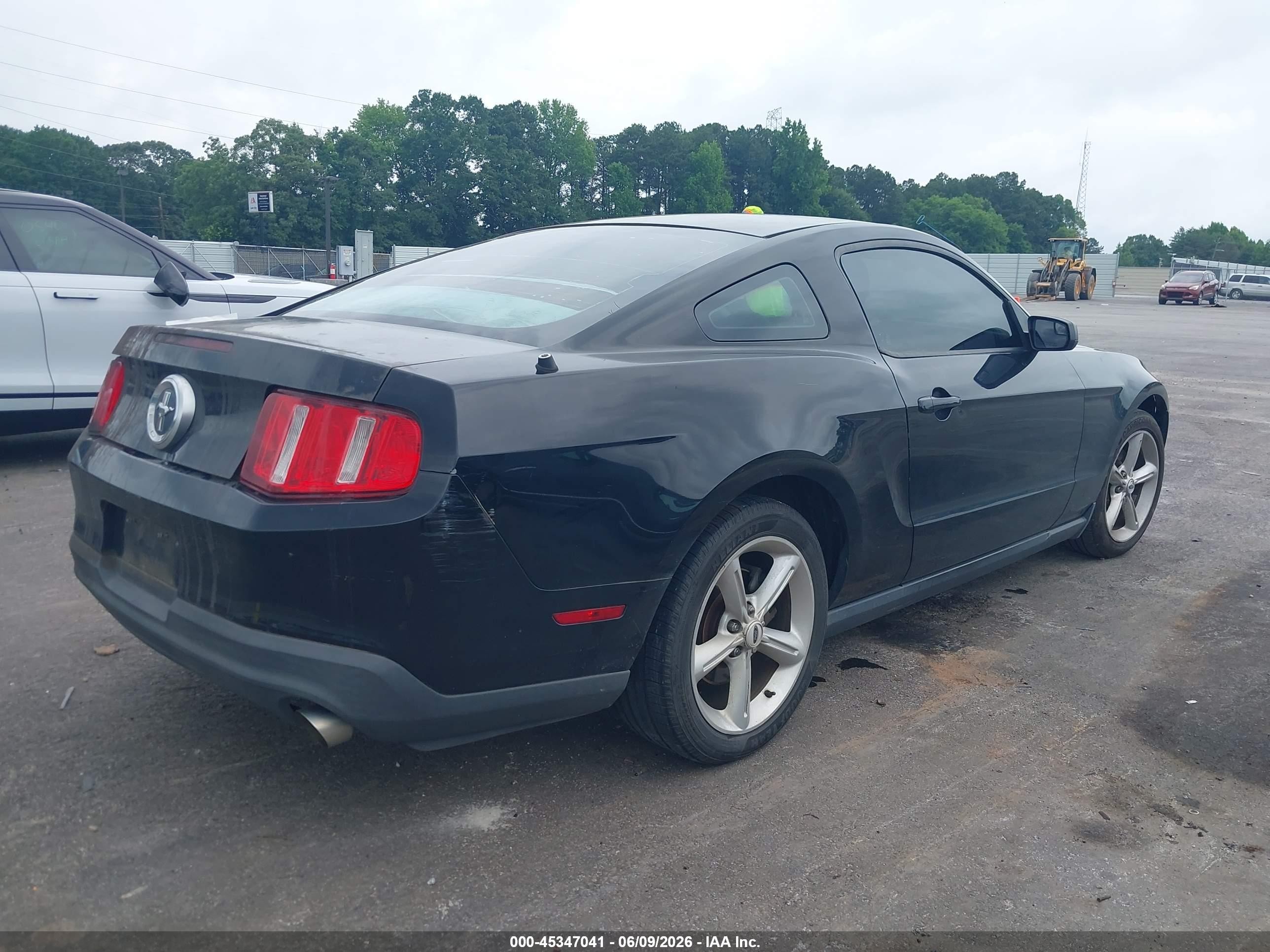 2012 Ford Mustang V6 Black vin: 1ZVBP8AMXC5273505