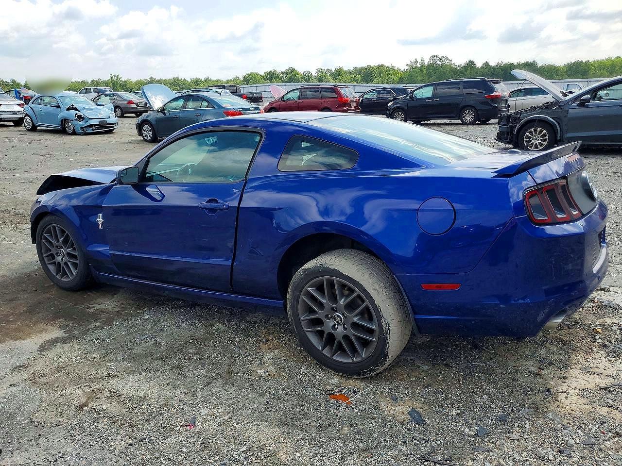 2013 Ford Mustang Blue vin: 1ZVBP8AMXD5226170