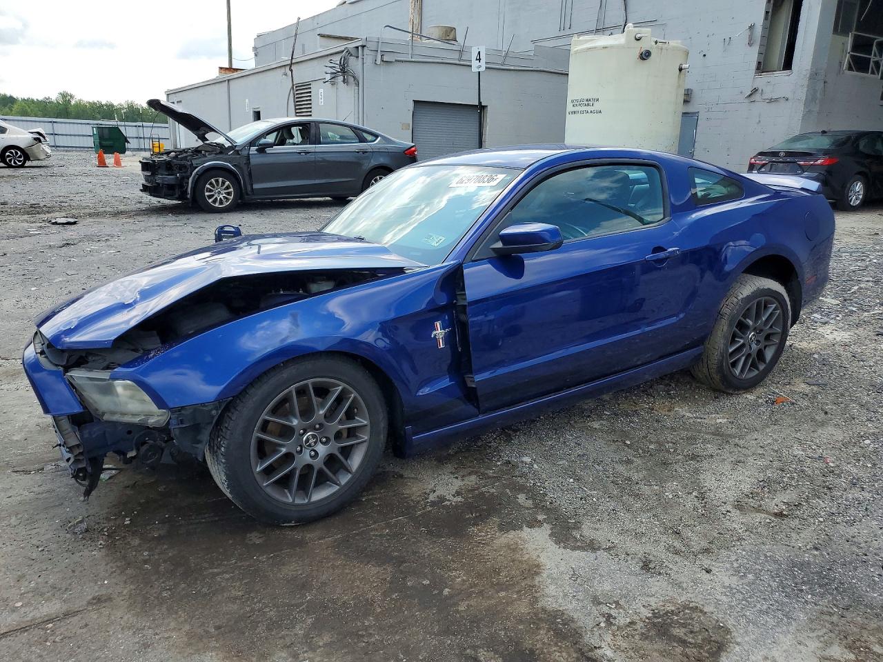 2013 Ford Mustang Blue vin: 1ZVBP8AMXD5226170