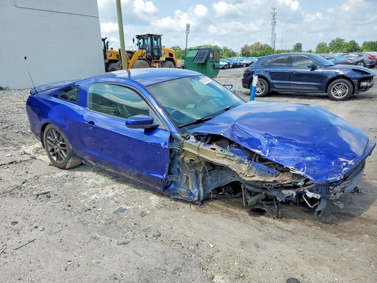 2013 Ford Mustang Blue vin: 1ZVBP8AMXD5226170