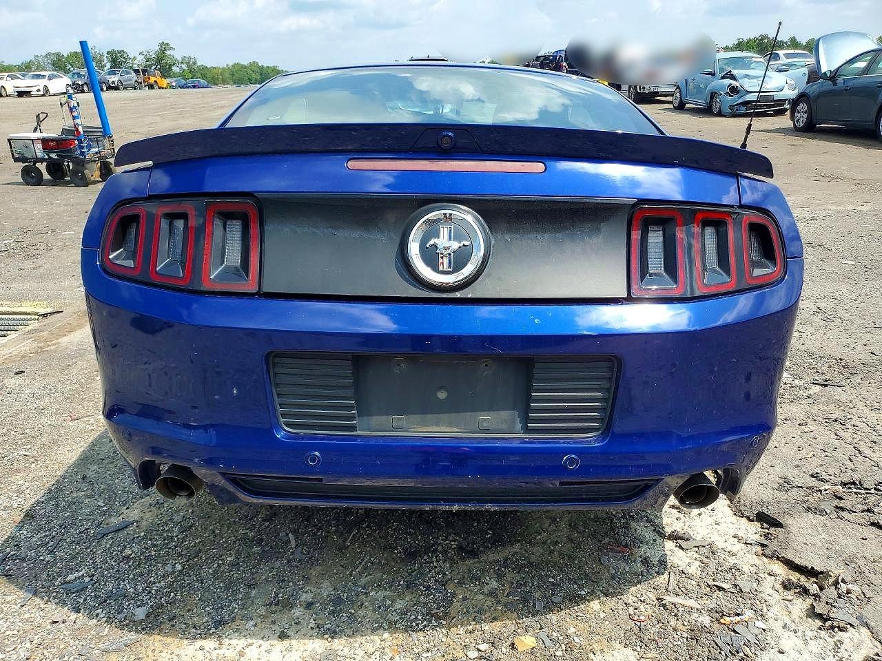 2013 Ford Mustang Blue vin: 1ZVBP8AMXD5226170