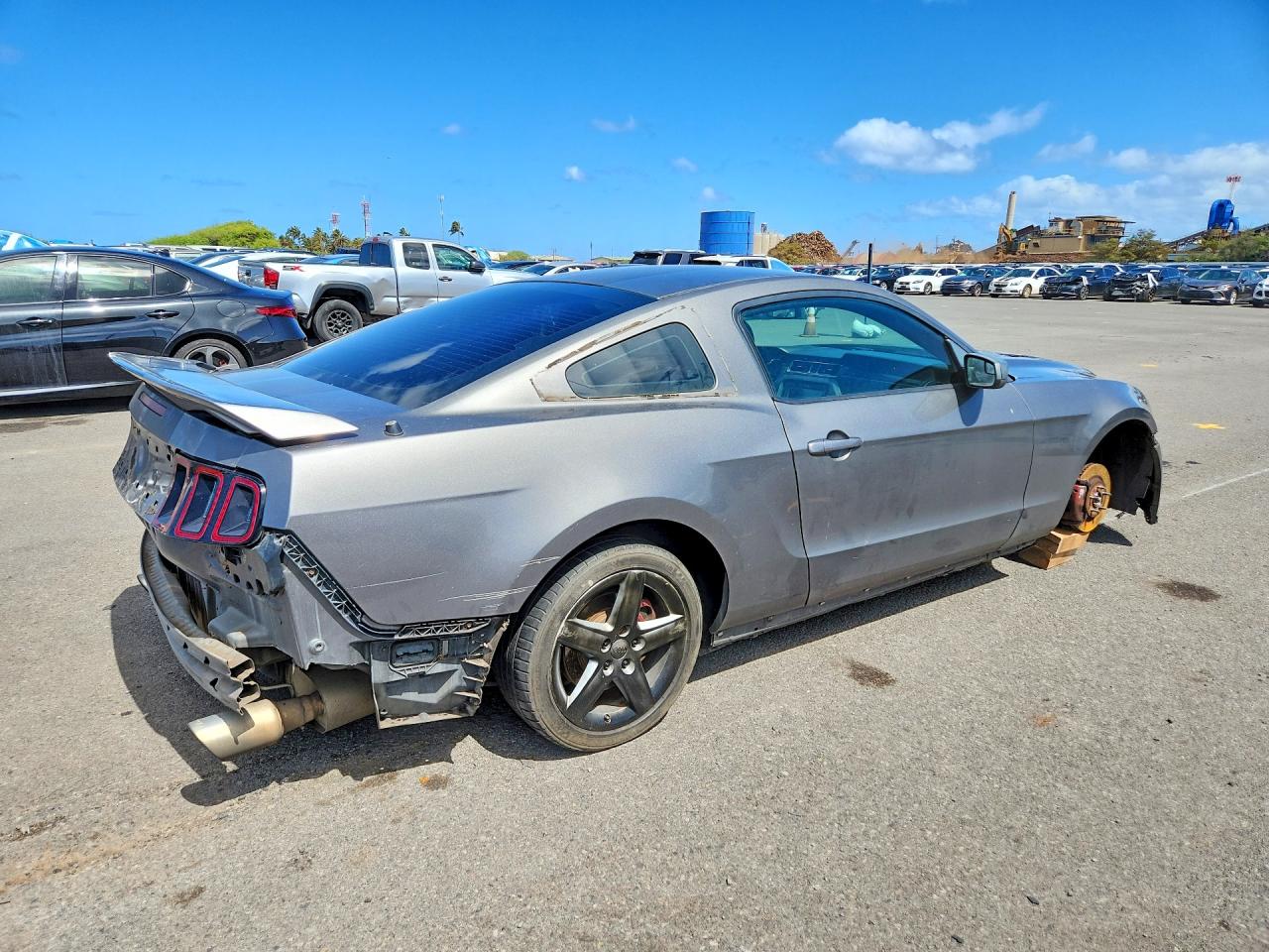 2013 Ford Mustang Charcoal vin: 1ZVBP8AMXD5252722