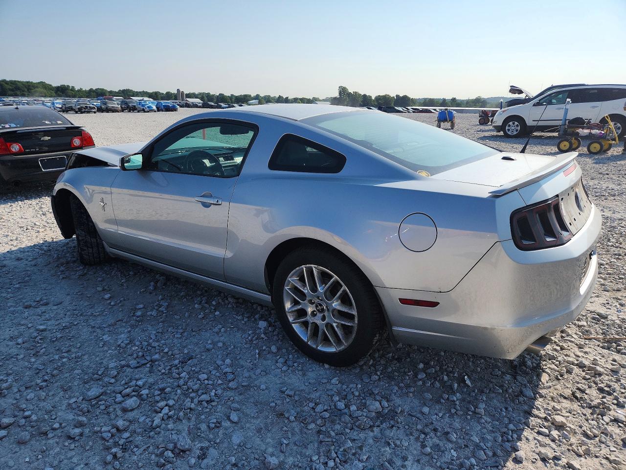 2013 Ford Mustang Silver vin: 1ZVBP8AMXD5256527