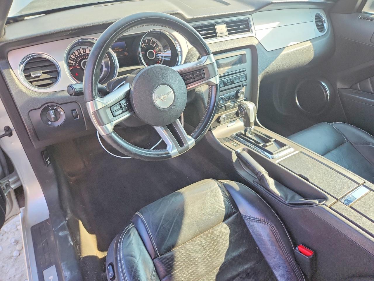 2013 Ford Mustang Silver vin: 1ZVBP8AMXD5256527