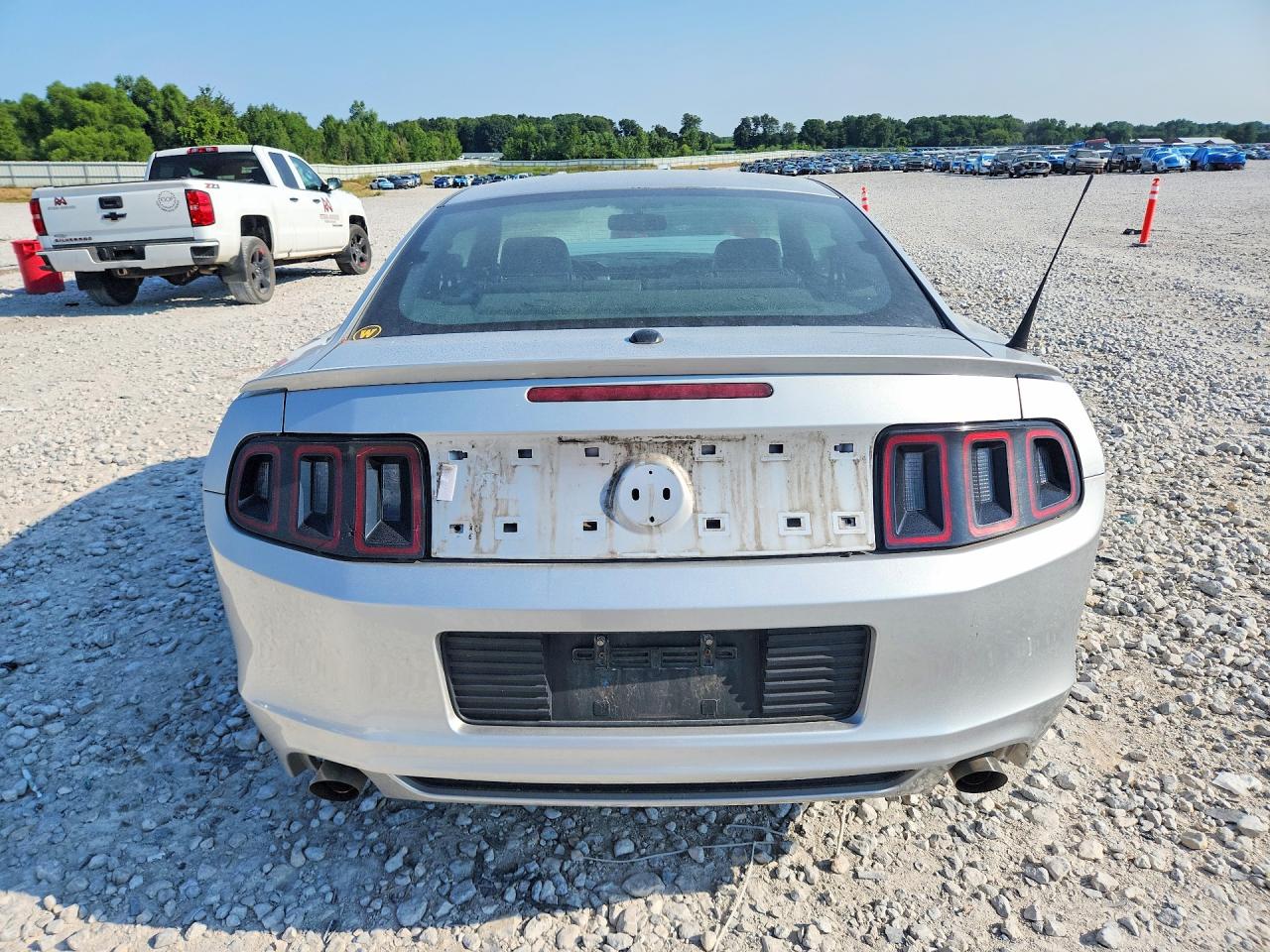 2013 Ford Mustang Silver vin: 1ZVBP8AMXD5256527
