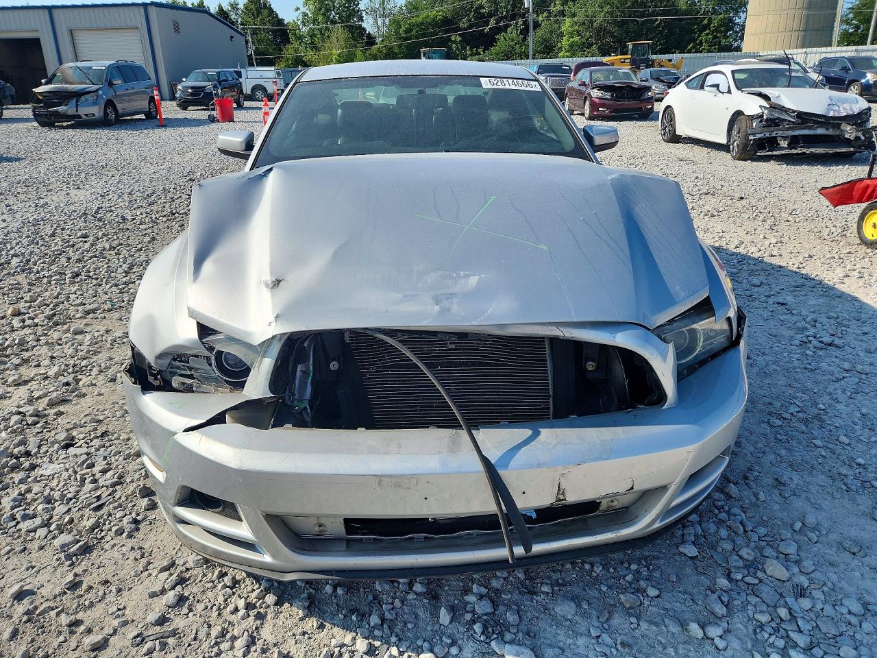 2013 Ford Mustang Silver vin: 1ZVBP8AMXD5256527