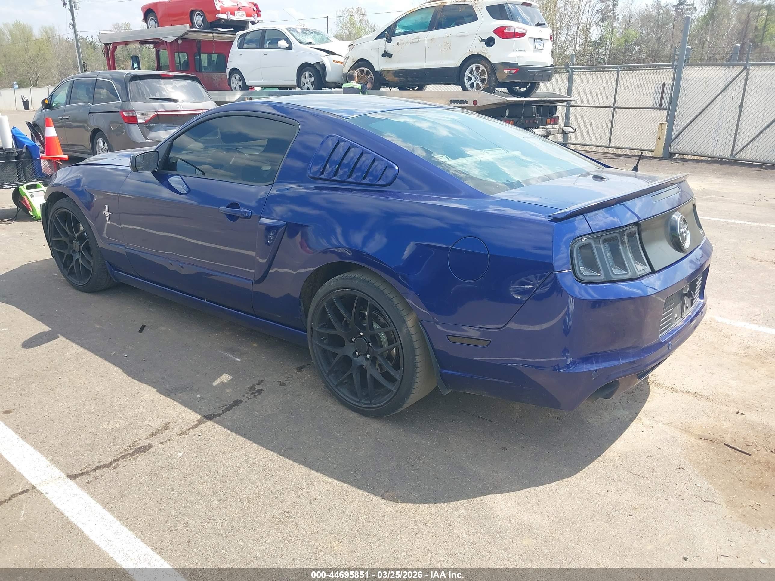 2014 Ford Mustang V6 Premium Blue vin: 1ZVBP8AMXE5223884