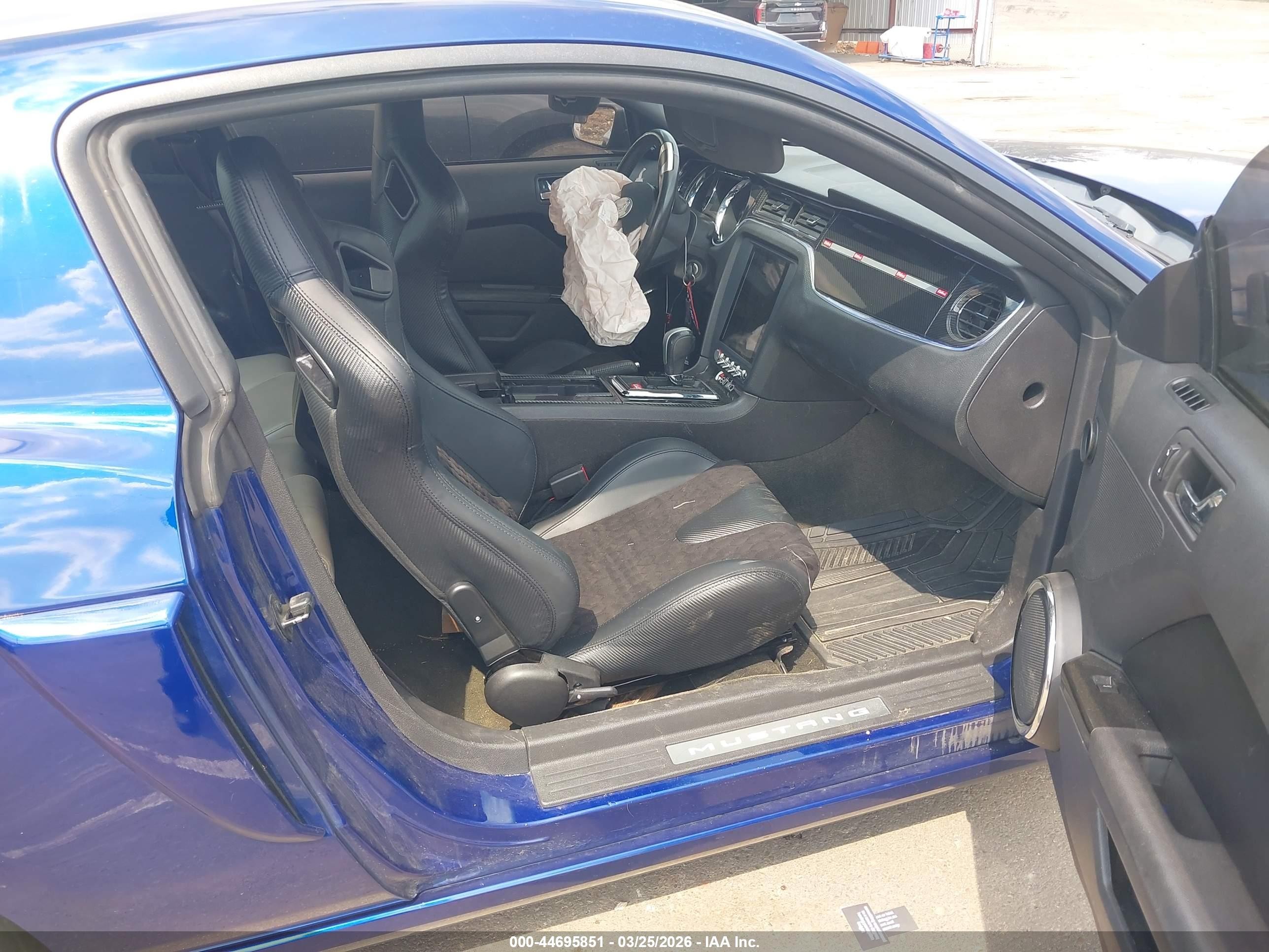 2014 Ford Mustang V6 Premium Blue vin: 1ZVBP8AMXE5223884