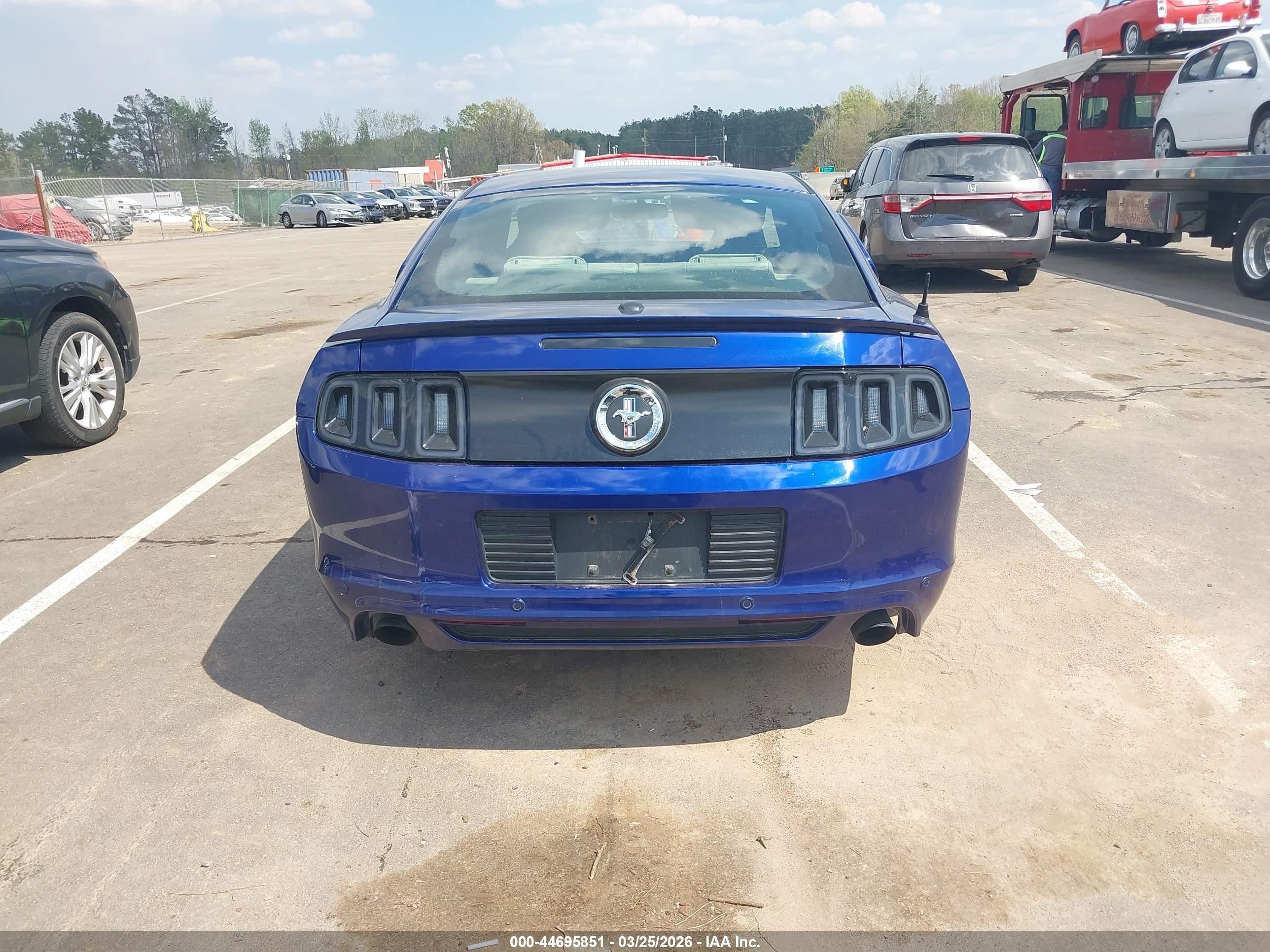 2014 Ford Mustang V6 Premium Blue vin: 1ZVBP8AMXE5223884