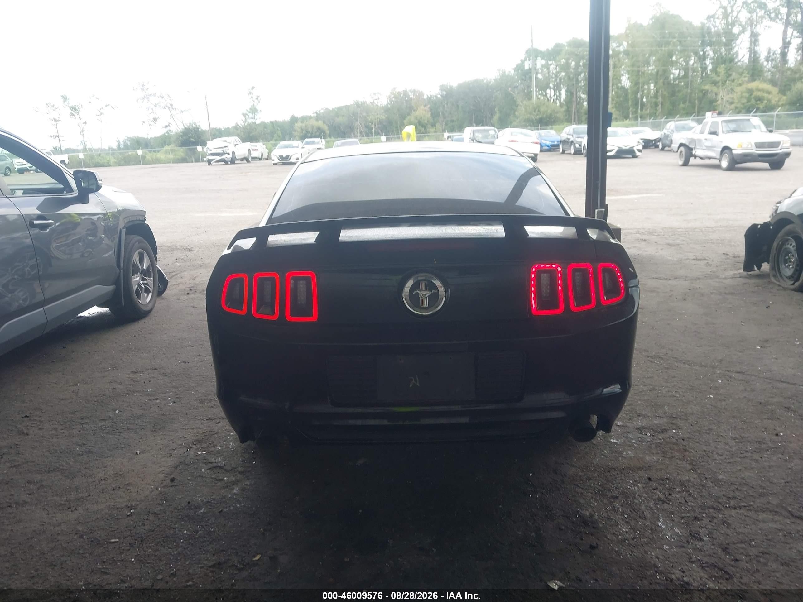 2014 Ford Mustang V6 Black vin: 1ZVBP8AMXE5227689