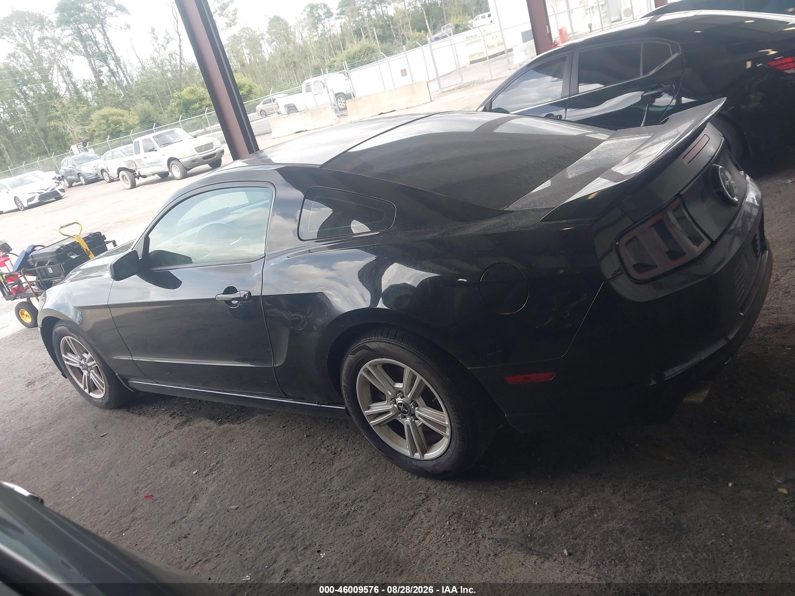 2014 Ford Mustang V6 Black vin: 1ZVBP8AMXE5227689