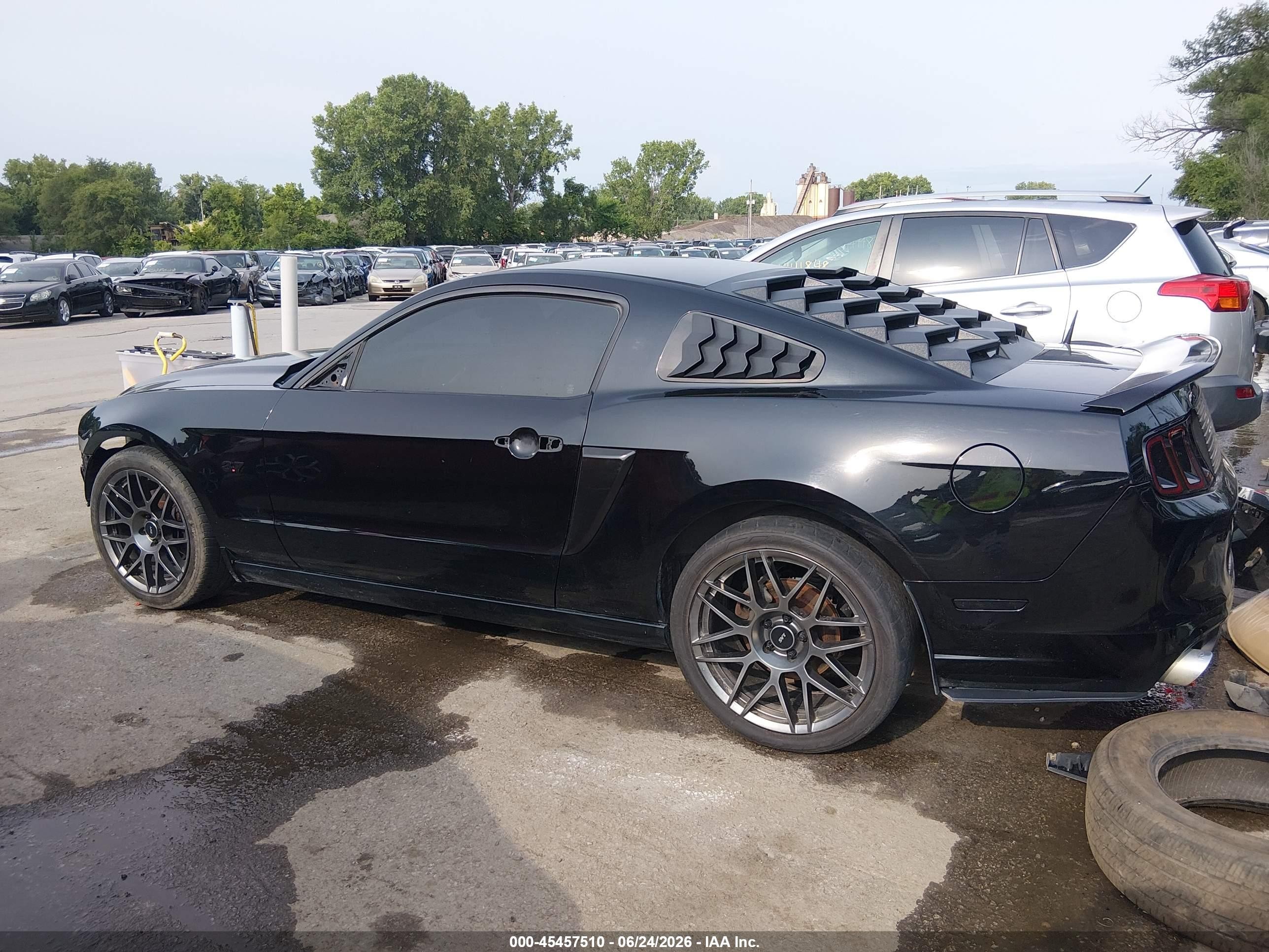 2014 Ford Mustang V6 Black vin: 1ZVBP8AMXE5231449