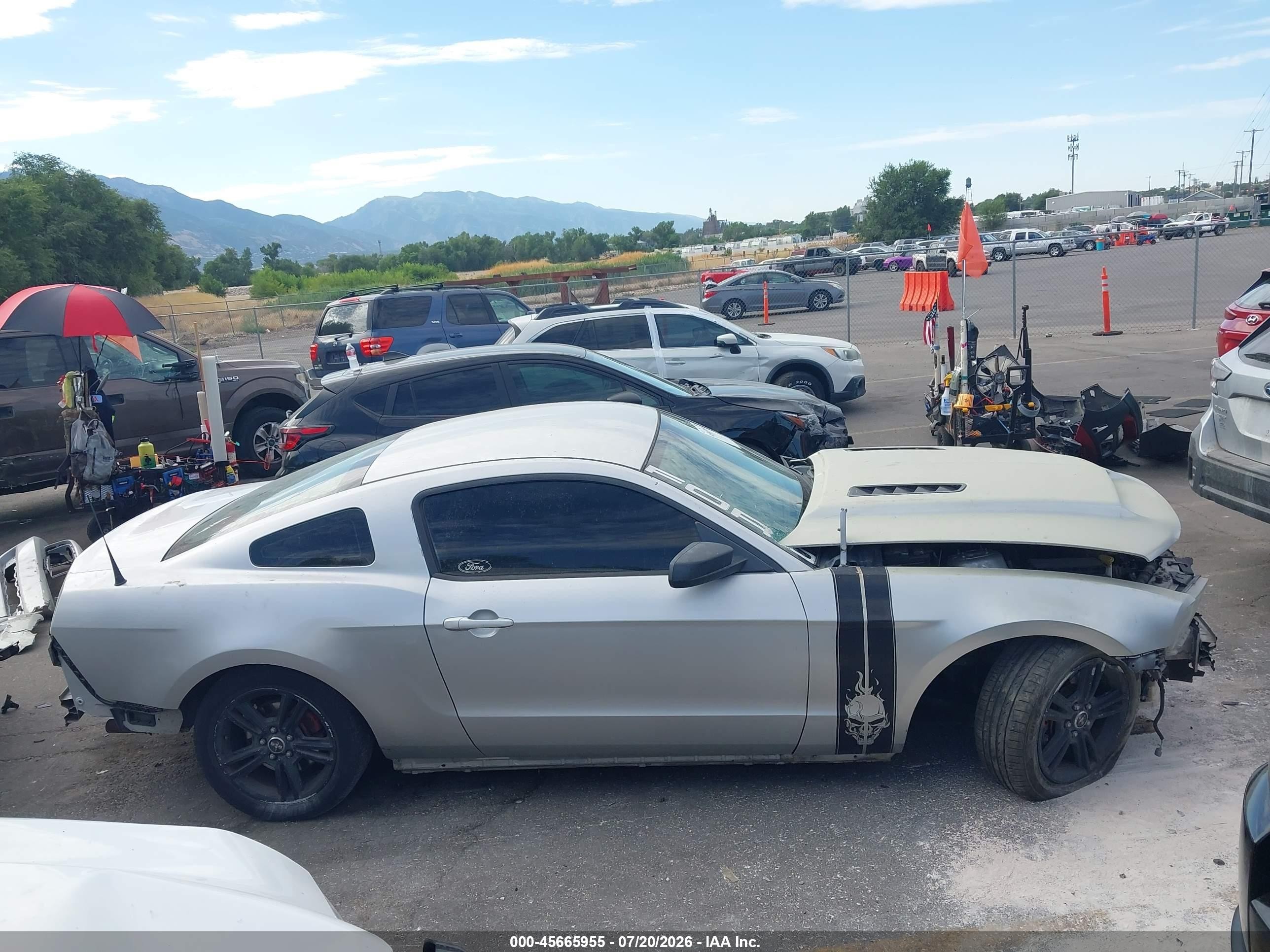 2014 Ford Mustang V6 Серебряный vin: 1ZVBP8AMXE5239891