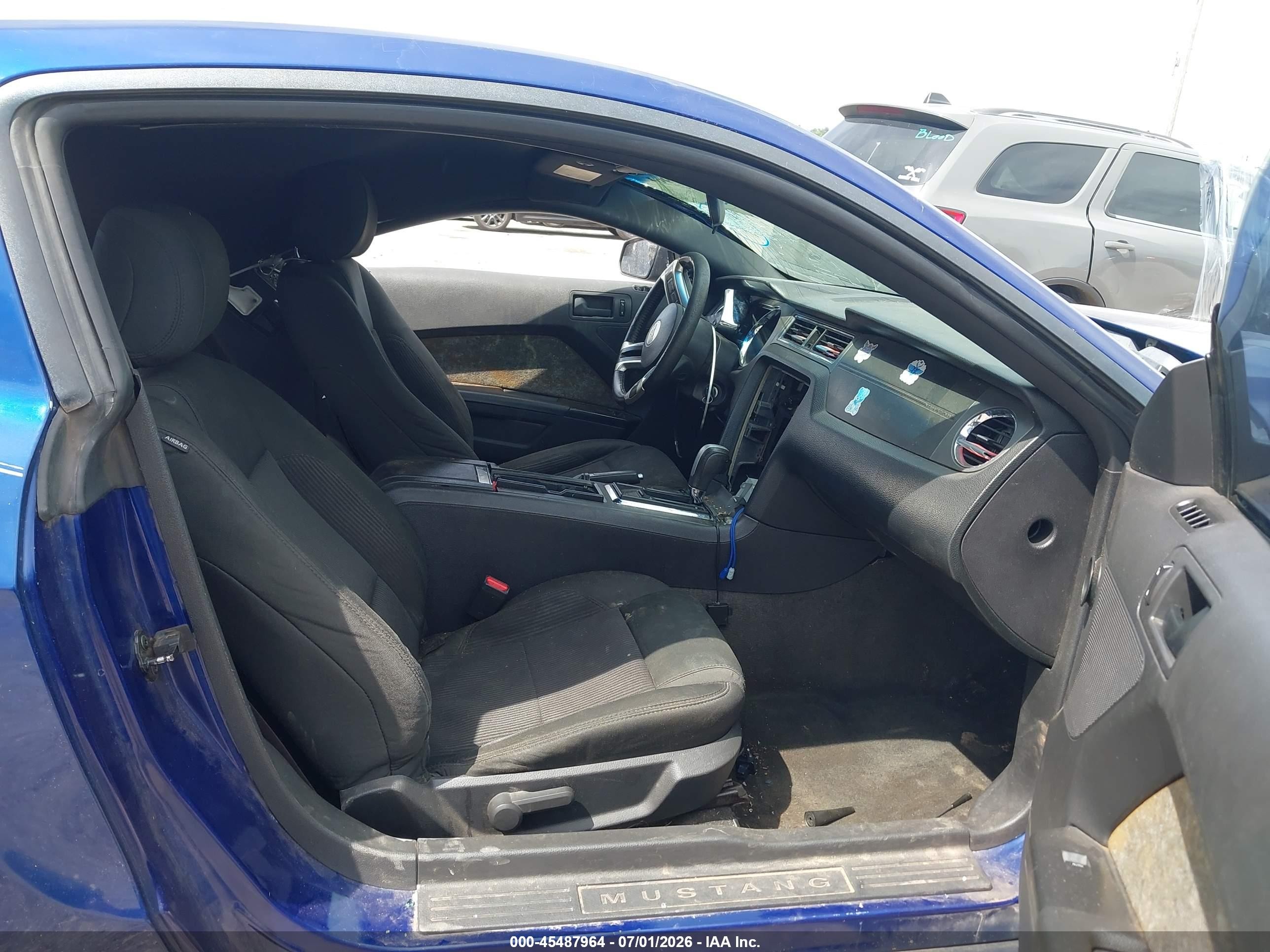2014 Ford Mustang V6/v6 Premium Blue vin: 1ZVBP8AMXE5313438