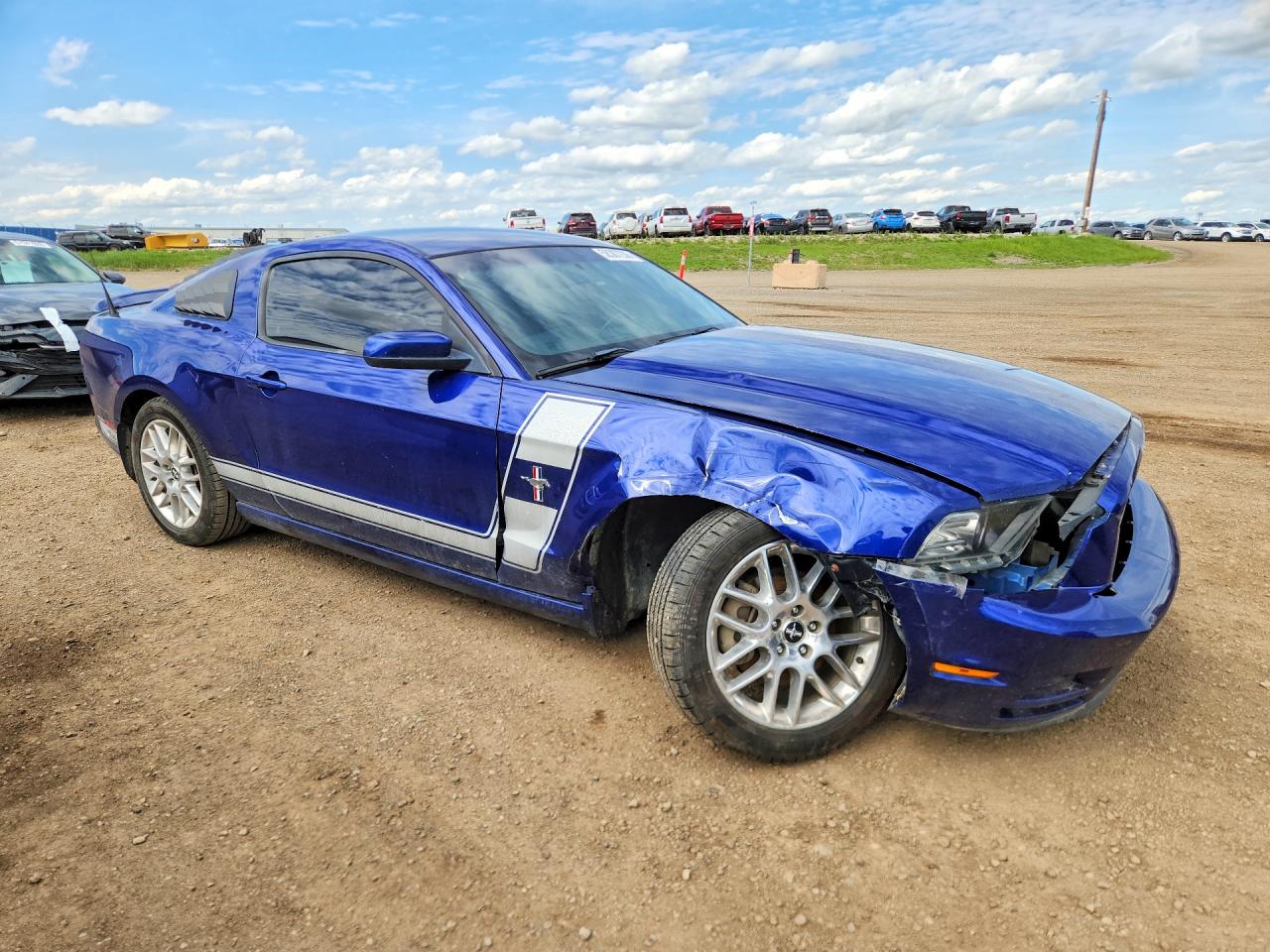 2014 Ford Mustang Blue vin: 1ZVBP8AMXE5317635