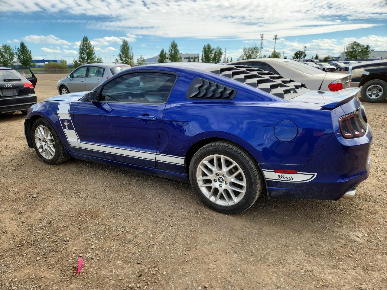 2014 Ford Mustang Blue vin: 1ZVBP8AMXE5317635