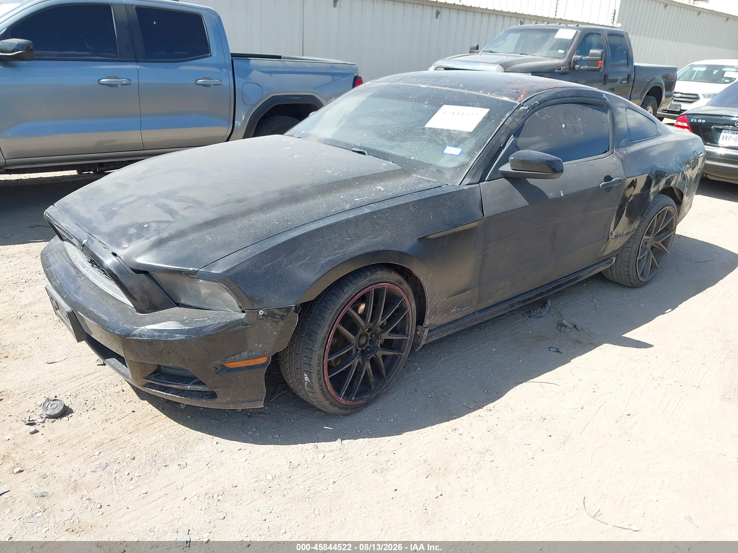 2014 Ford Mustang V6 Blue vin: 1ZVBP8AMXE5320518