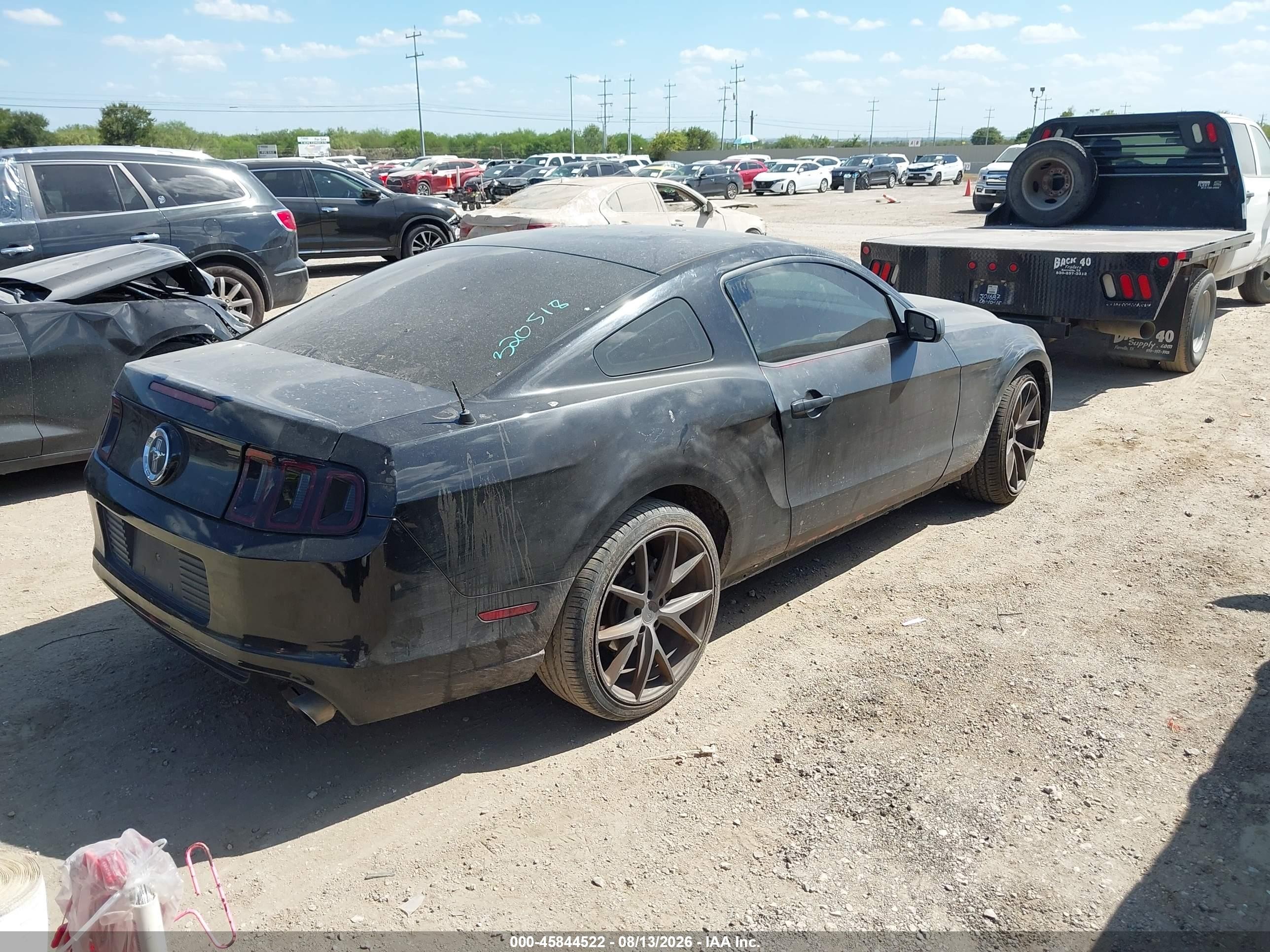 2014 Ford Mustang V6 Blue vin: 1ZVBP8AMXE5320518