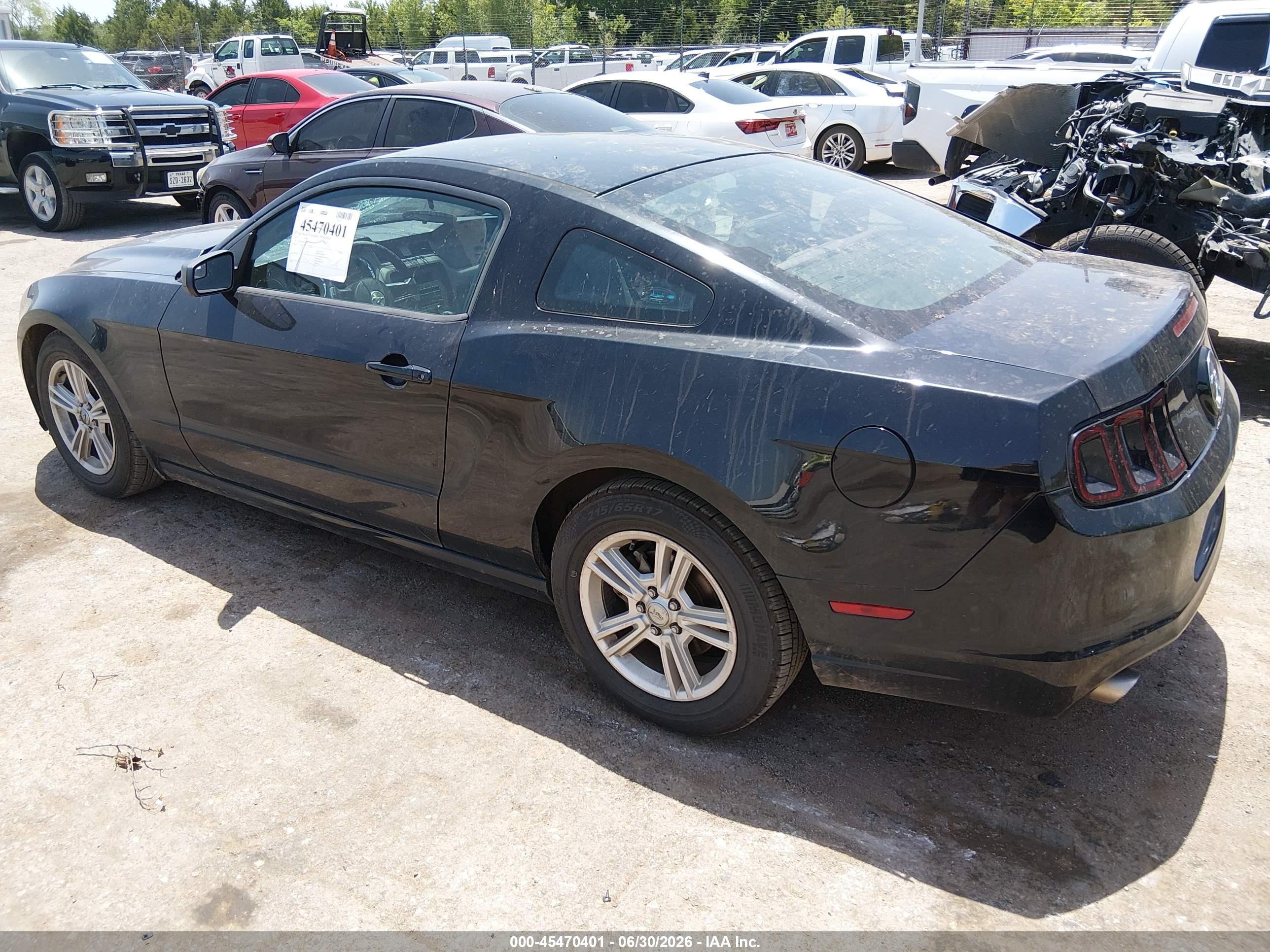 2014 Ford Mustang V6/v6 Premium Черный vin: 1ZVBP8AMXE5326383