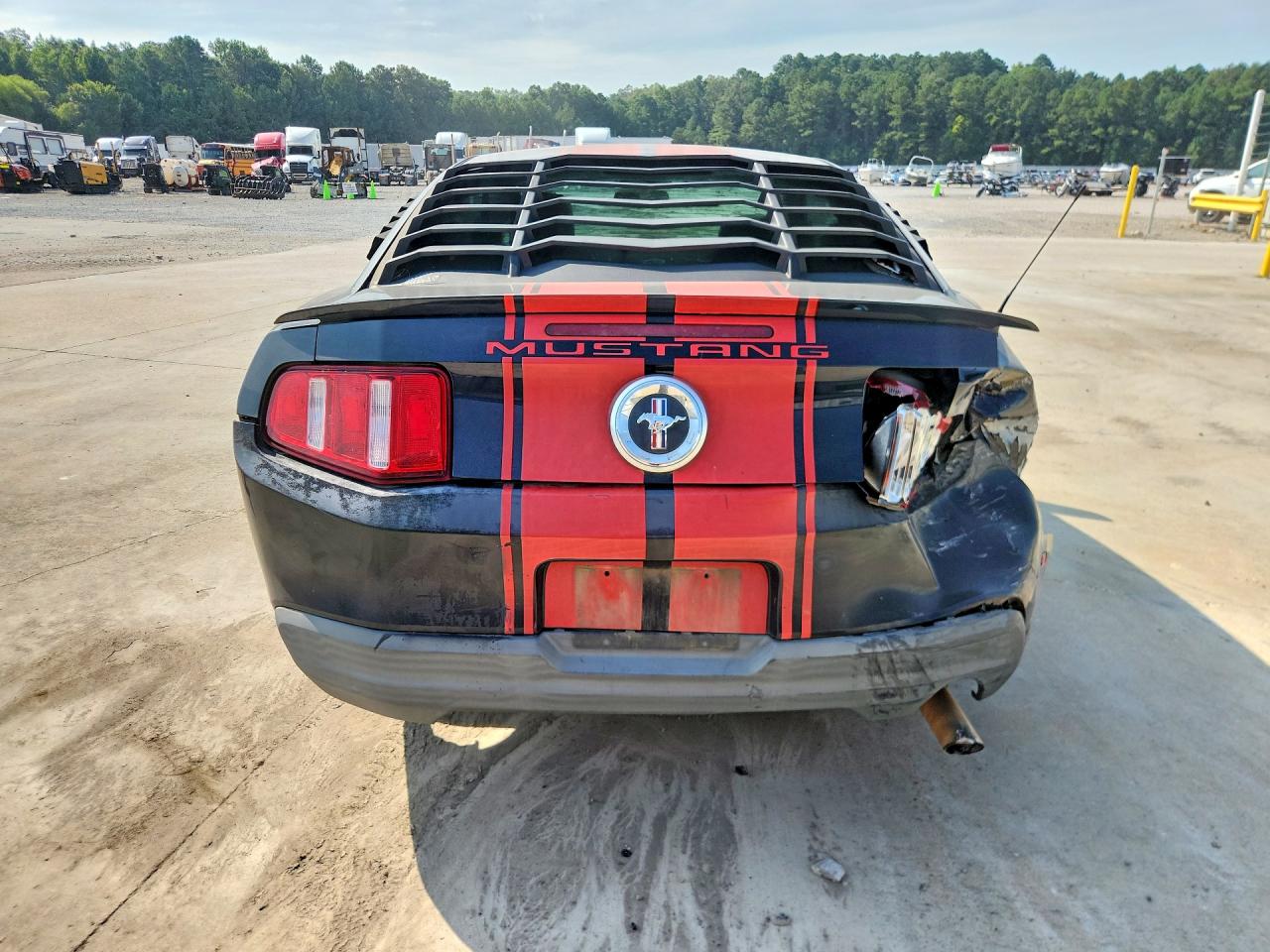 2010 Ford Mustang Черный vin: 1ZVBP8AN0A5177016