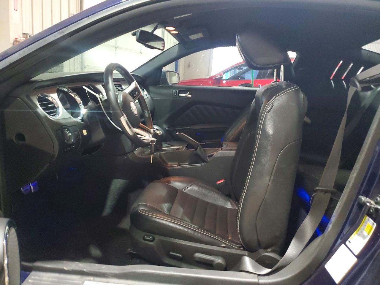 2010 Ford Mustang Blue vin: 1ZVBP8AN1A5124907