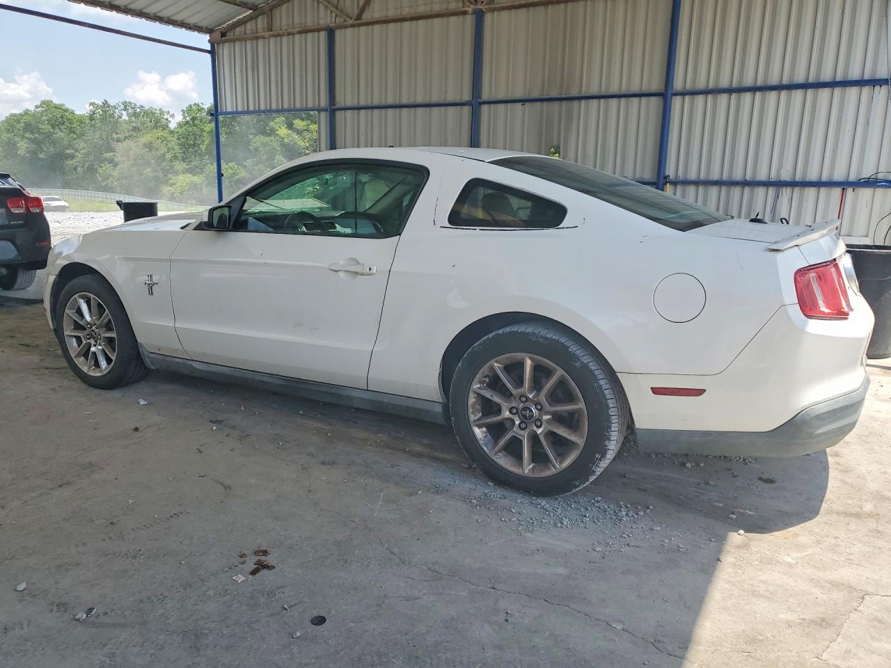 2010 Ford Mustang White vin: 1ZVBP8AN8A5128968