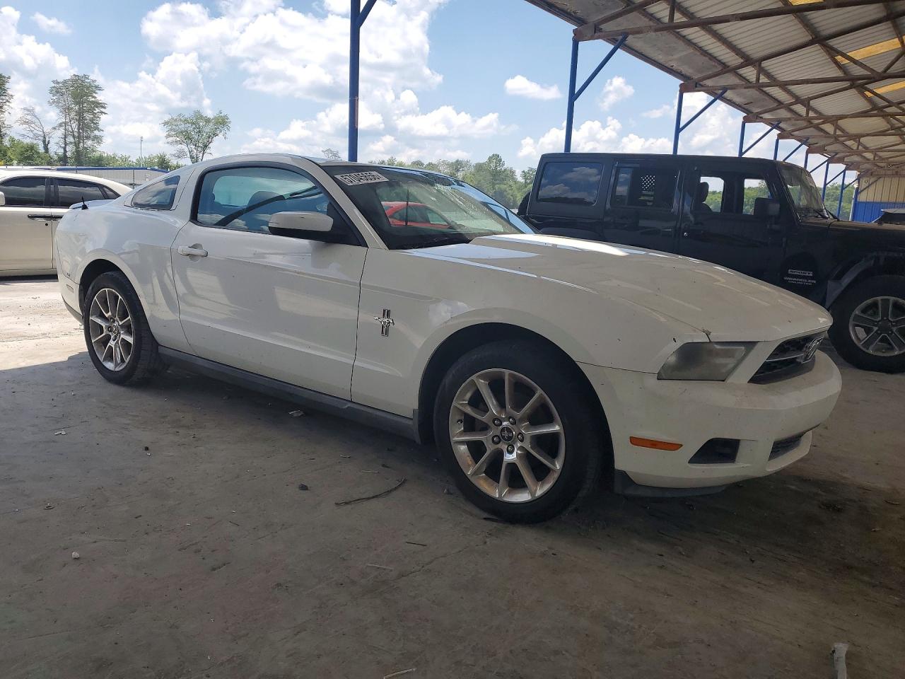 2010 Ford Mustang White vin: 1ZVBP8AN8A5128968