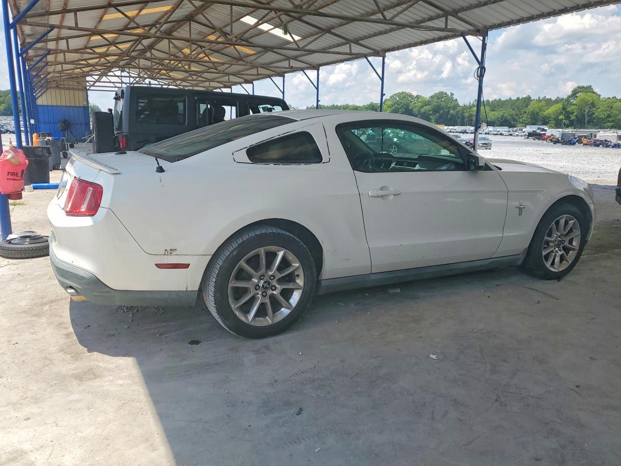 2010 Ford Mustang White vin: 1ZVBP8AN8A5128968