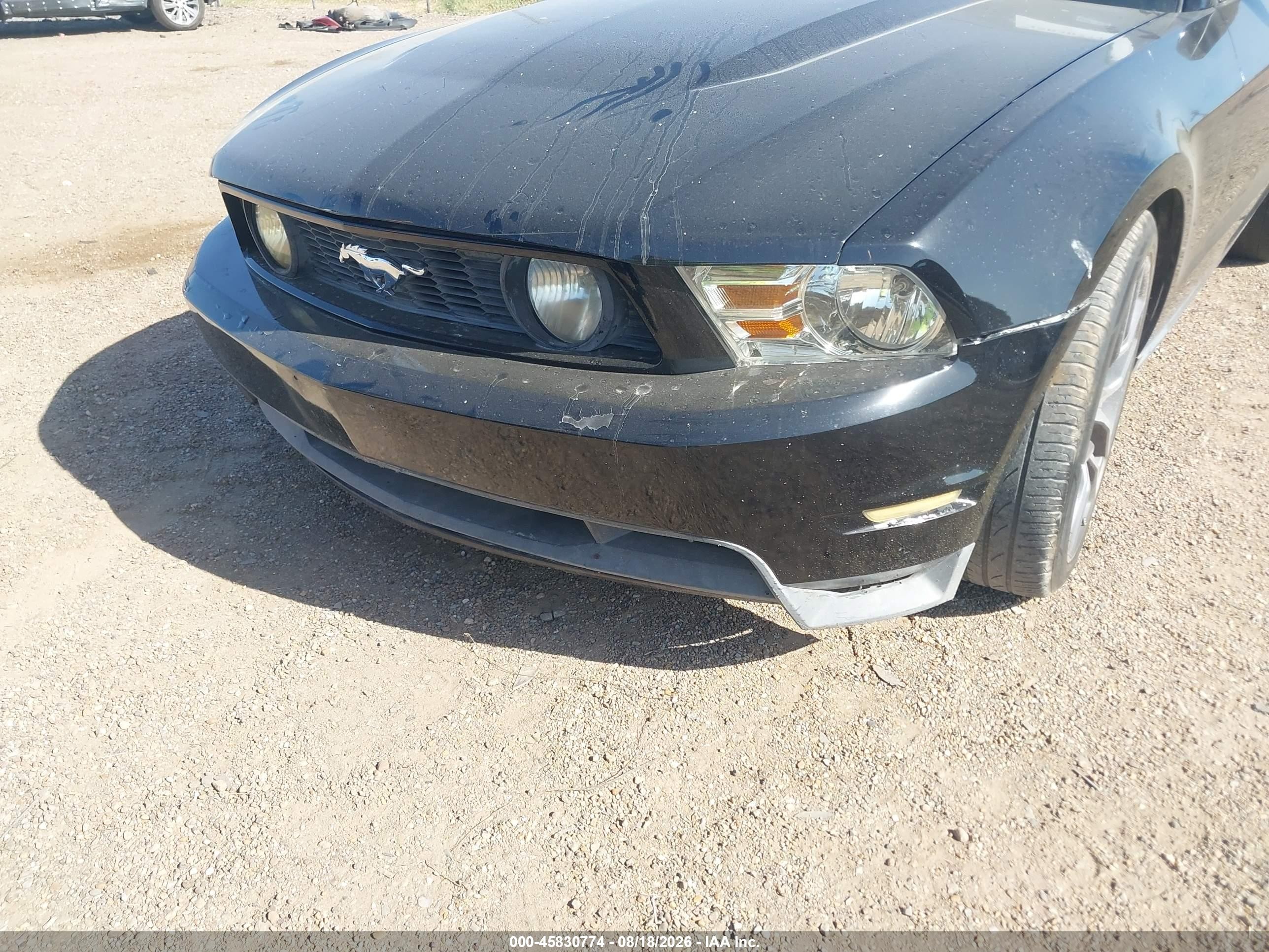 2010 Ford Mustang V6/v6 Premium Black vin: 1ZVBP8AN9A5159050