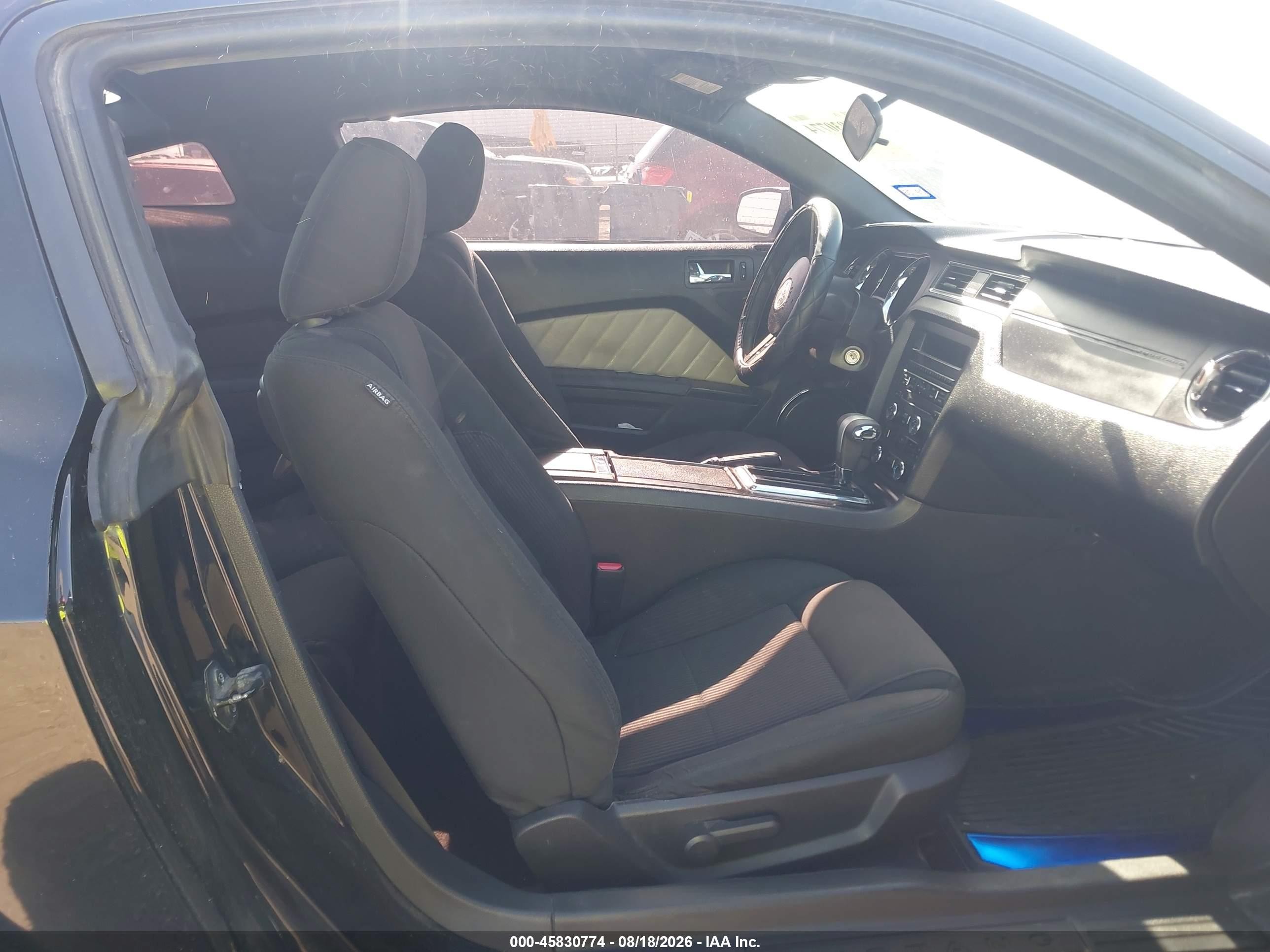 2010 Ford Mustang V6/v6 Premium Black vin: 1ZVBP8AN9A5159050
