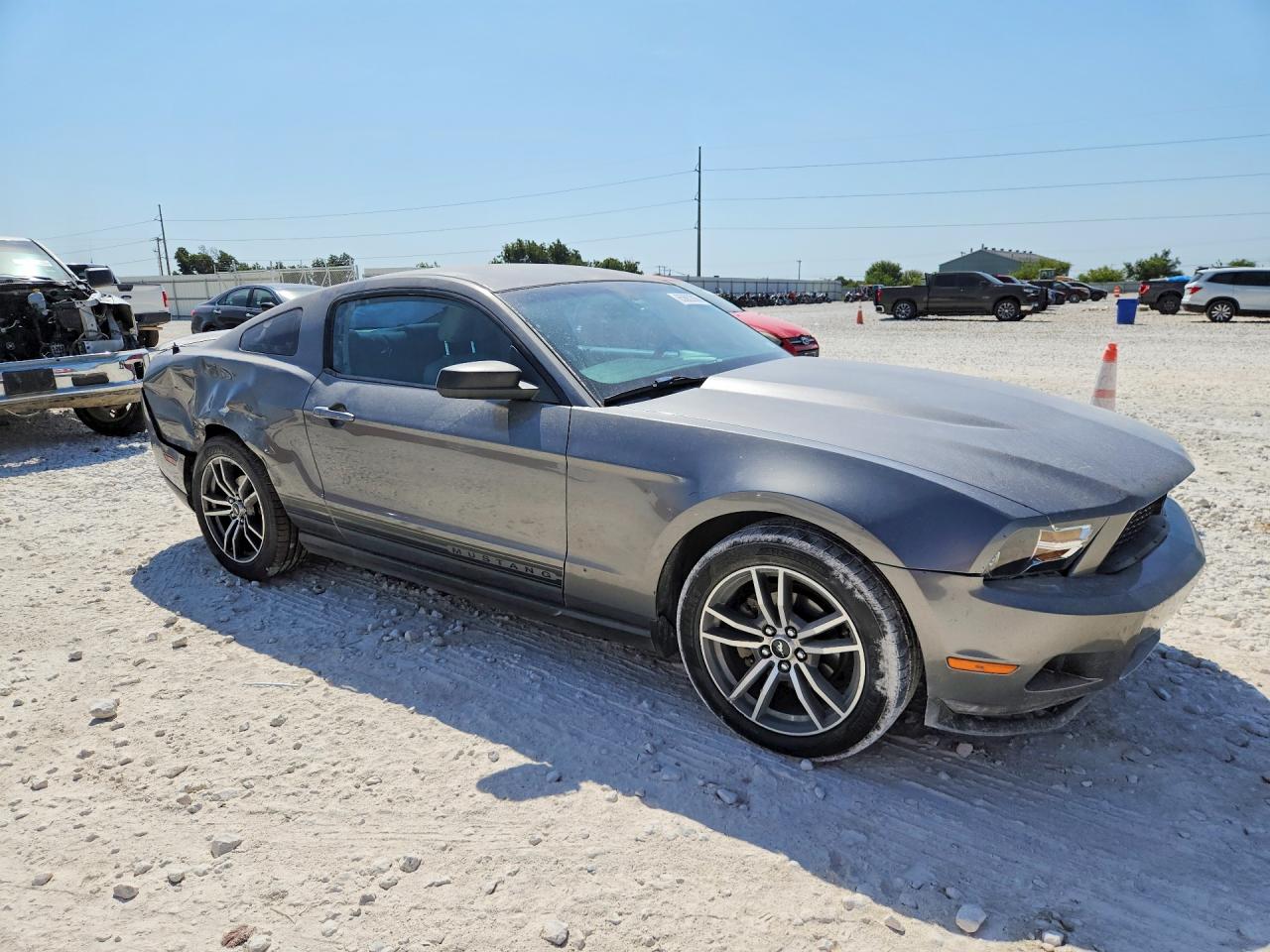 2010 Ford Mustang Серый vin: 1ZVBP8ANXA5140331