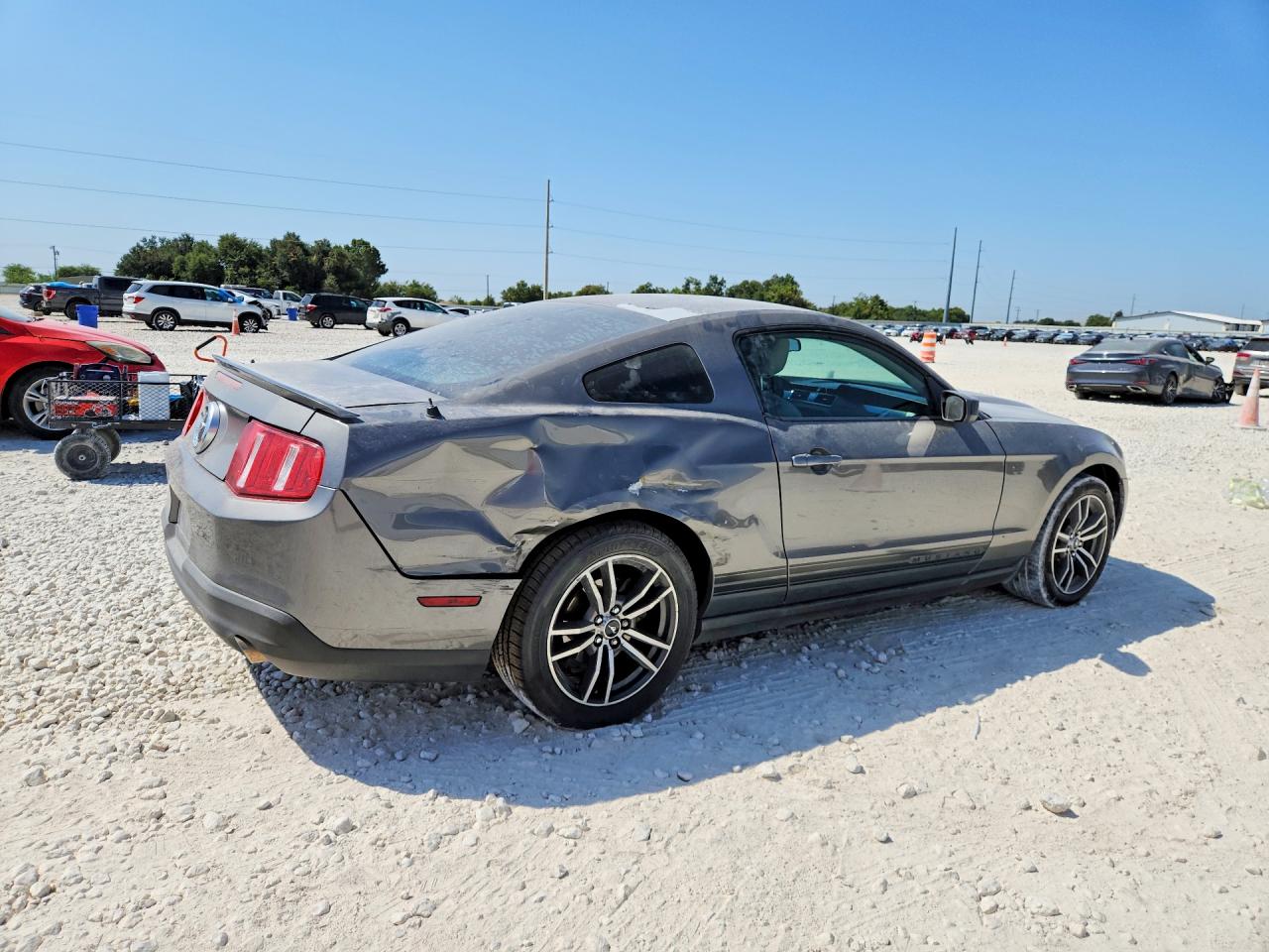 2010 Ford Mustang Серый vin: 1ZVBP8ANXA5140331