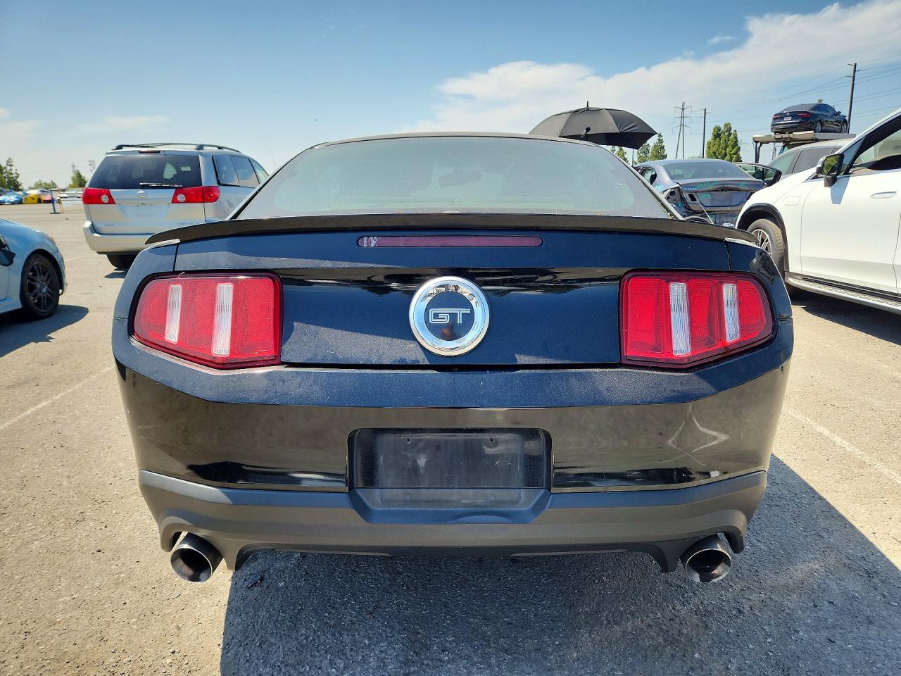 2011 Ford Mustang Gt Black vin: 1ZVBP8CF0B5157565