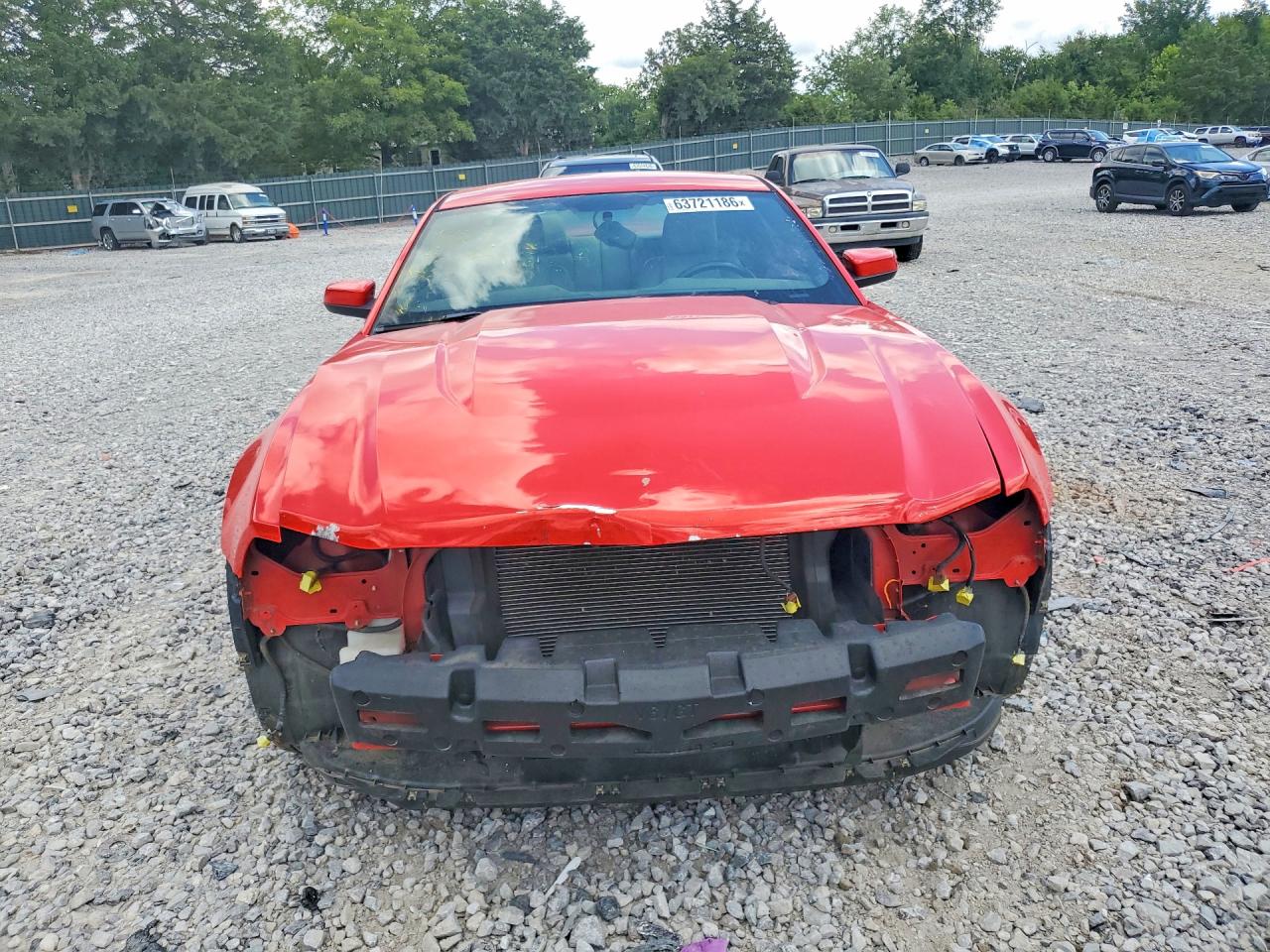 2012 Ford Mustang Gt Red vin: 1ZVBP8CF0C5233853