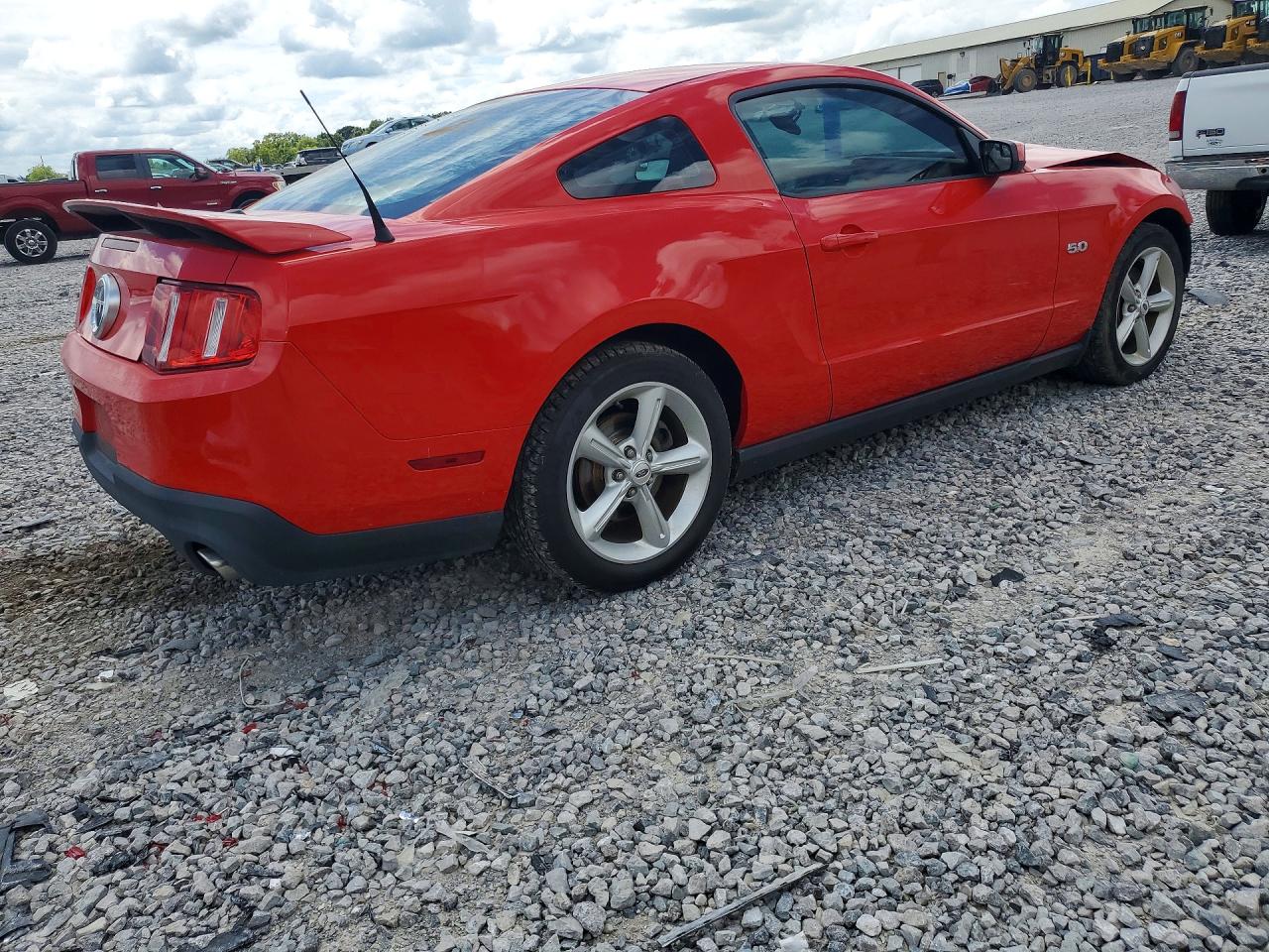 2012 Ford Mustang Gt Red vin: 1ZVBP8CF0C5233853
