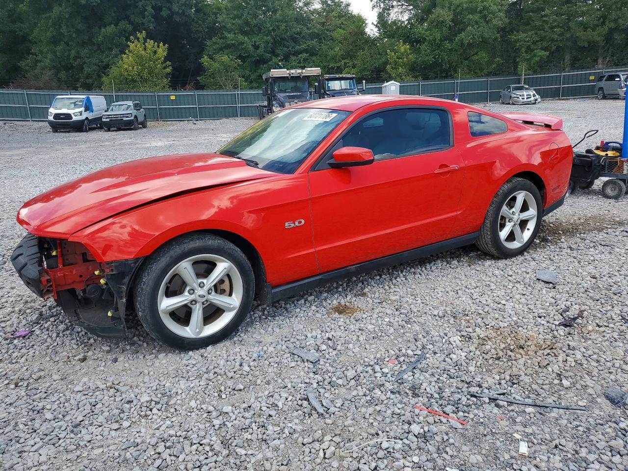 2012 Ford Mustang Gt Red vin: 1ZVBP8CF0C5233853