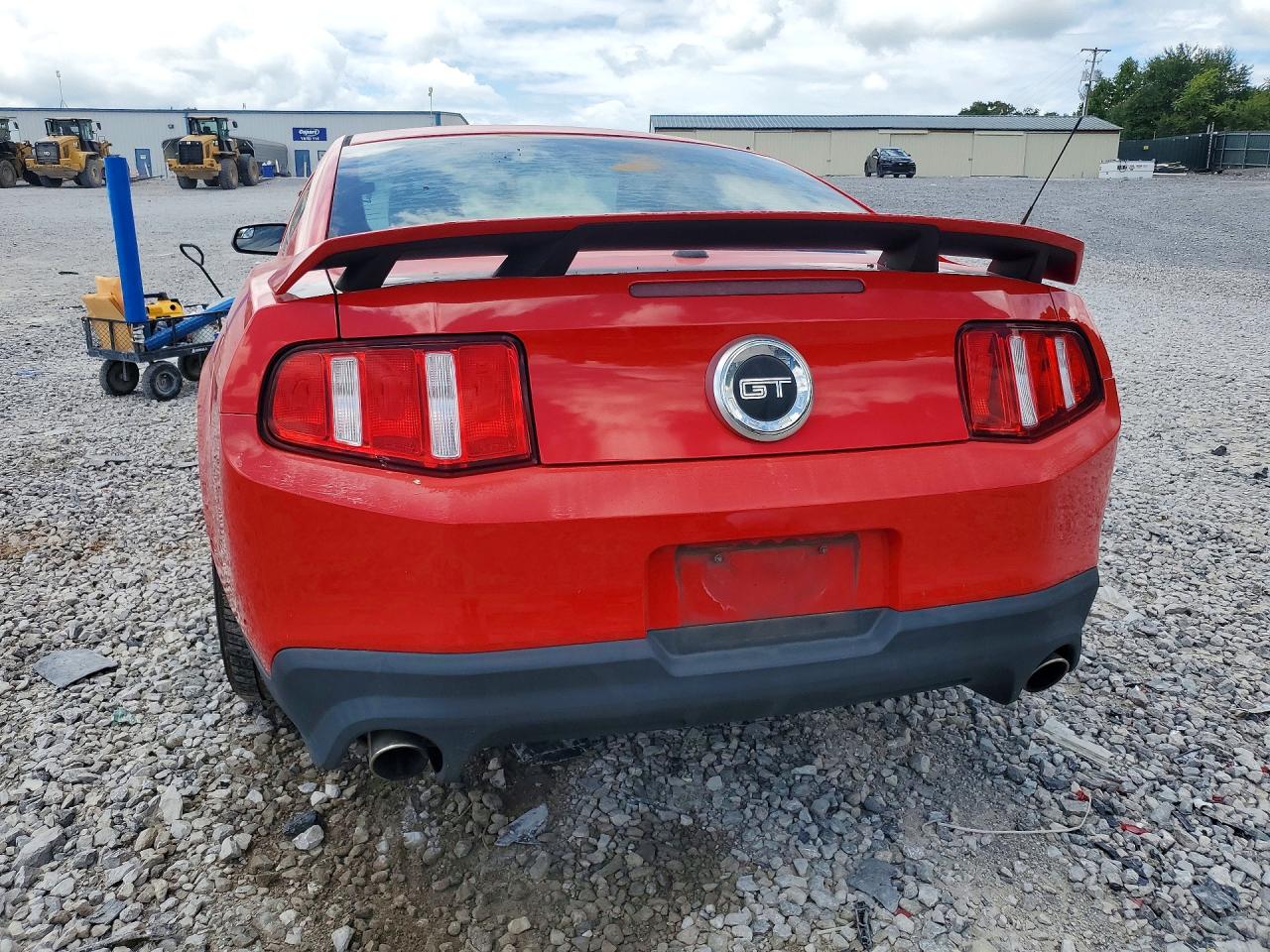 2012 Ford Mustang Gt Red vin: 1ZVBP8CF0C5233853