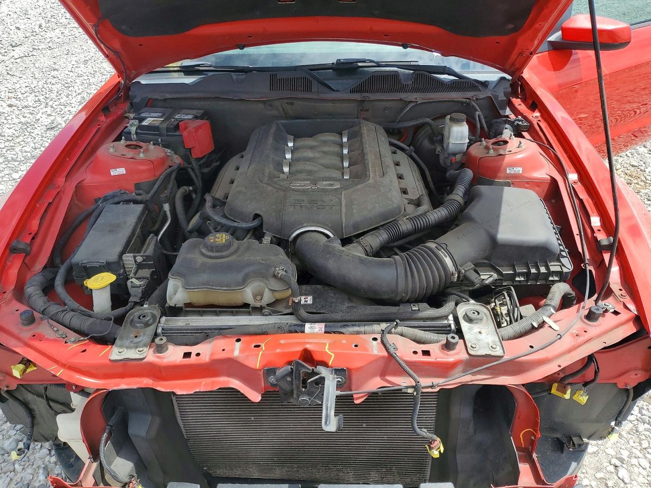 2012 Ford Mustang Gt Red vin: 1ZVBP8CF0C5233853