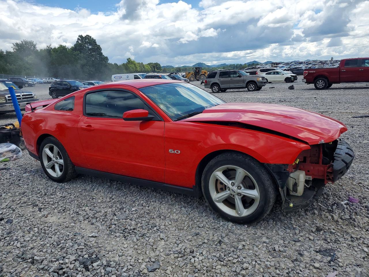 2012 Ford Mustang Gt Red vin: 1ZVBP8CF0C5233853