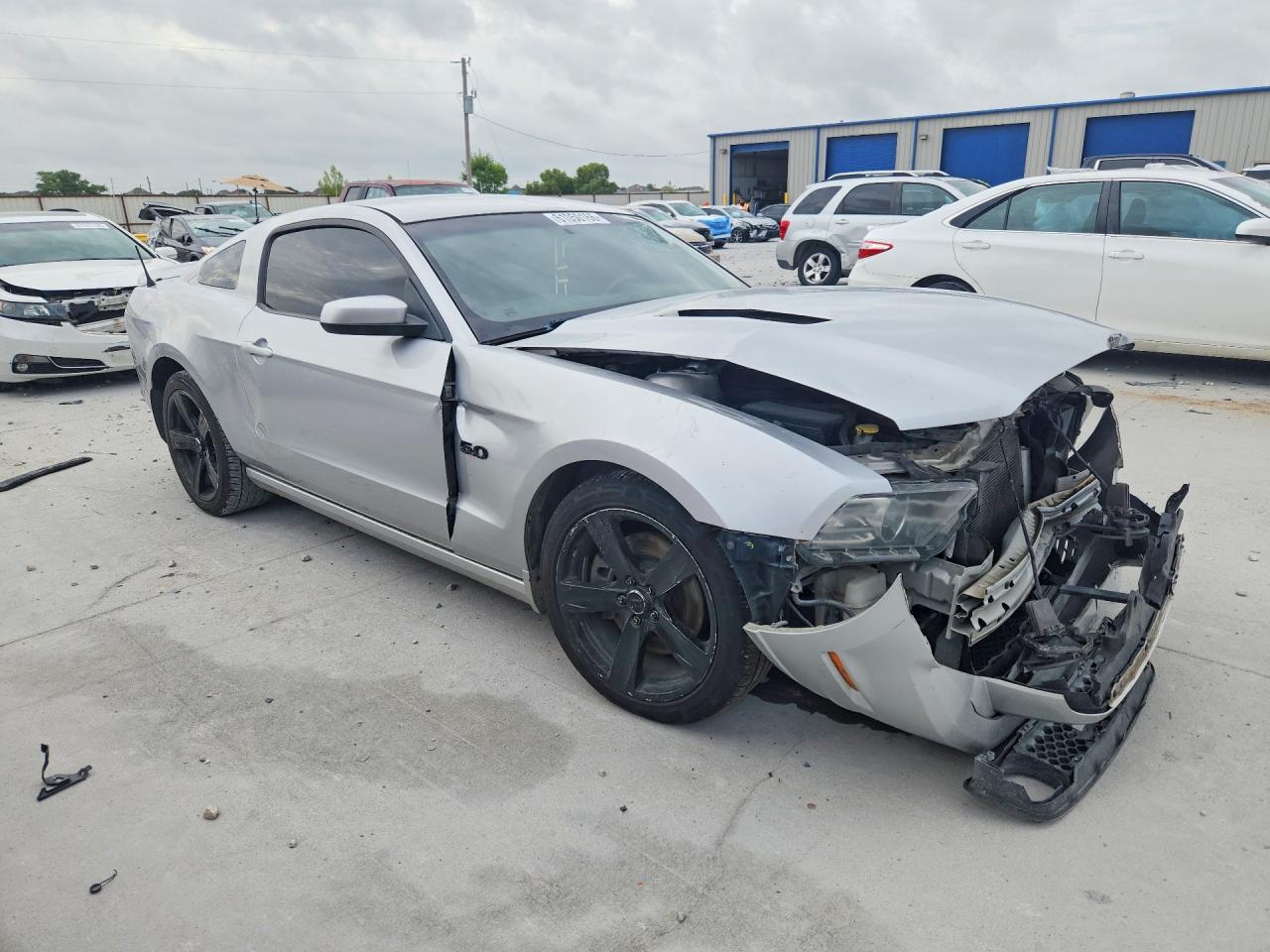 2013 Ford Mustang Gt Silver vin: 1ZVBP8CF0D5216021