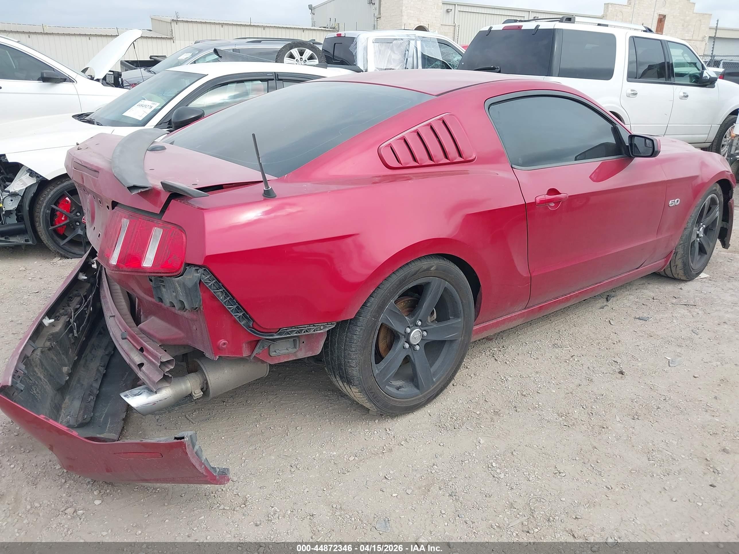 2013 Ford Mustang Gt Premium Red vin: 1ZVBP8CF0D5231926