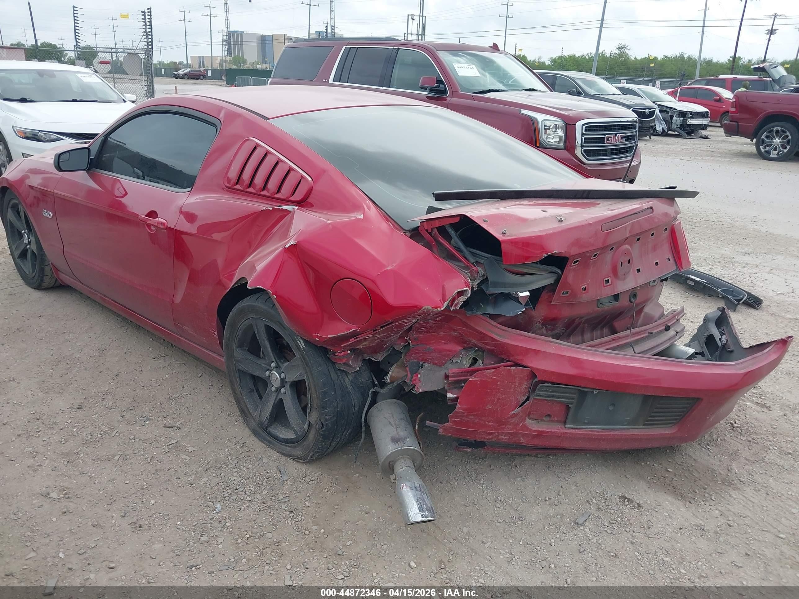 2013 Ford Mustang Gt Premium Red vin: 1ZVBP8CF0D5231926