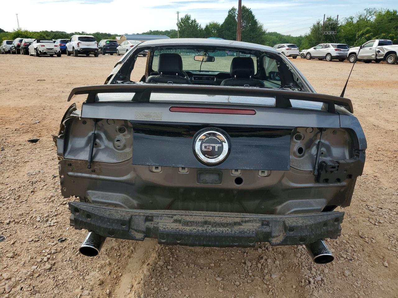 2013 Ford Mustang Gt Gray vin: 1ZVBP8CF0D5235801