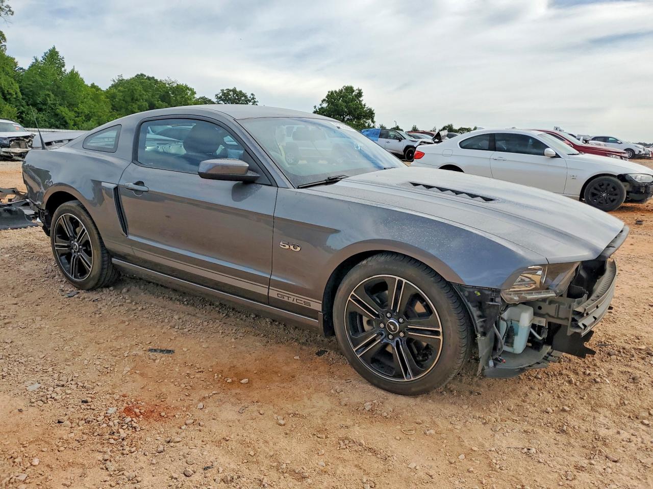 2013 Ford Mustang Gt Gray vin: 1ZVBP8CF0D5235801