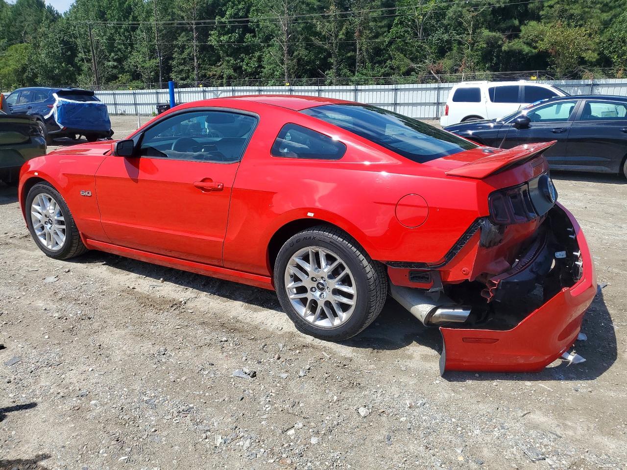 2013 Ford Mustang Gt Red vin: 1ZVBP8CF0D5263680