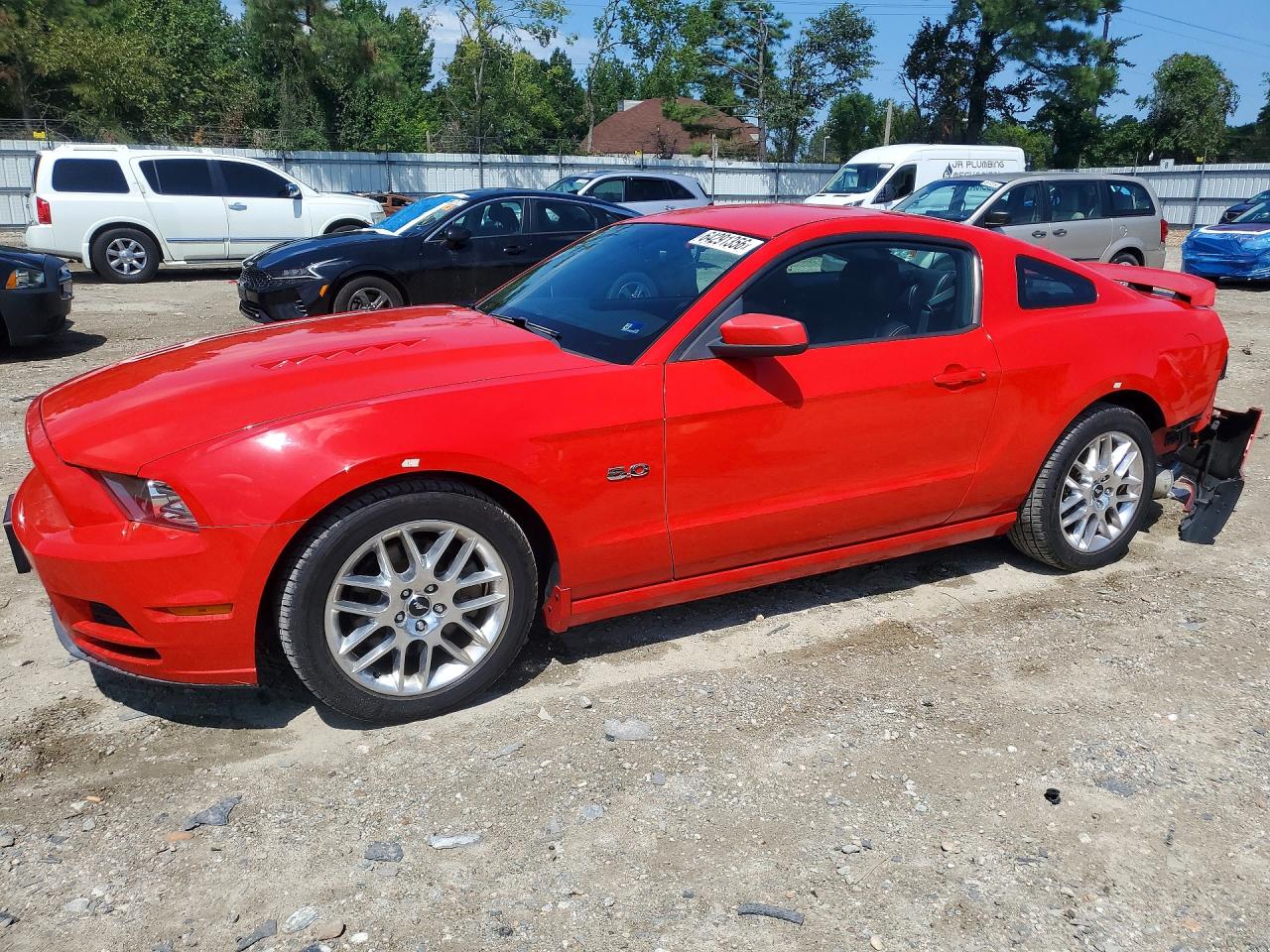 2013 Ford Mustang Gt Red vin: 1ZVBP8CF0D5263680