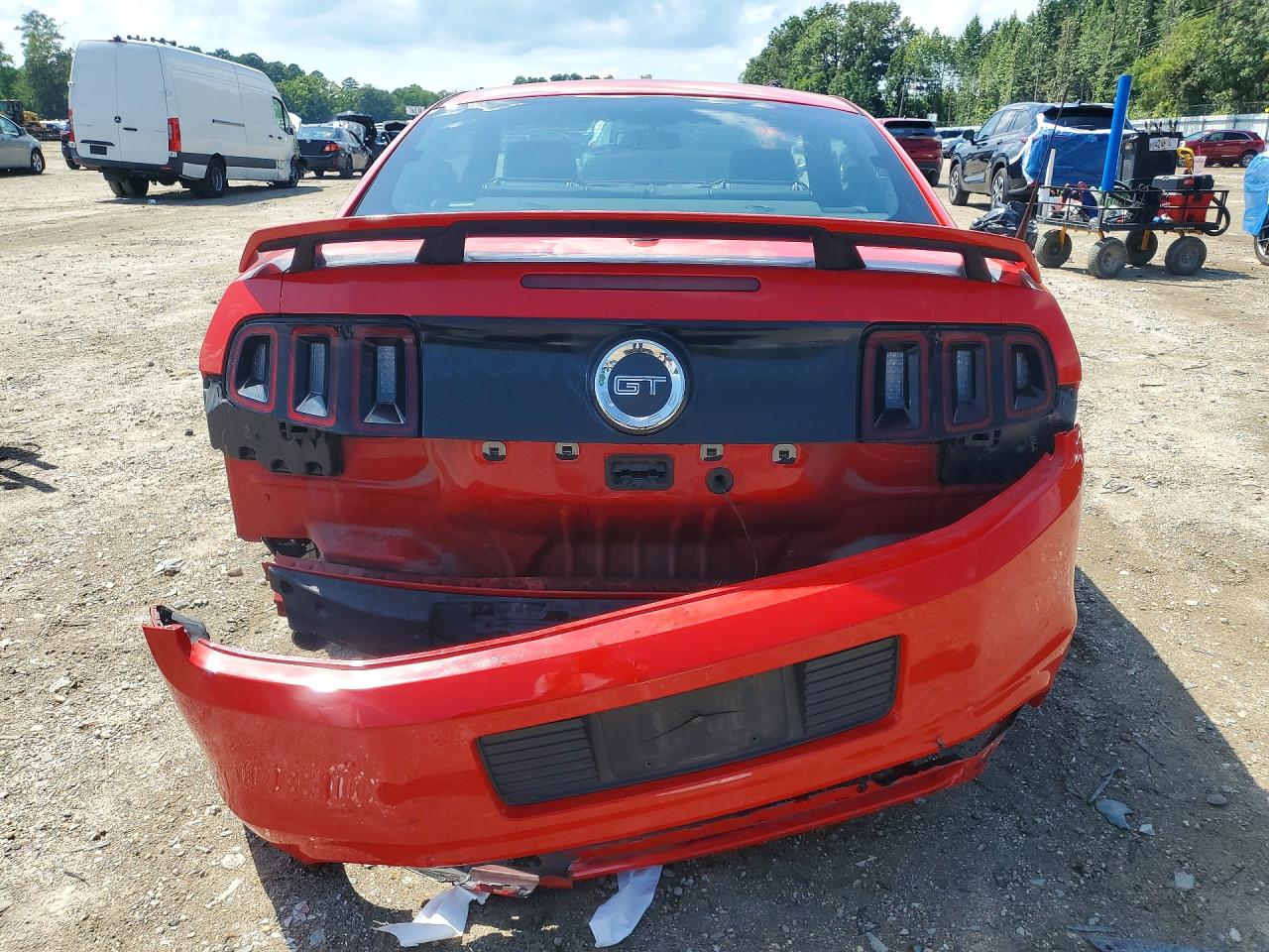 2013 Ford Mustang Gt Red vin: 1ZVBP8CF0D5263680