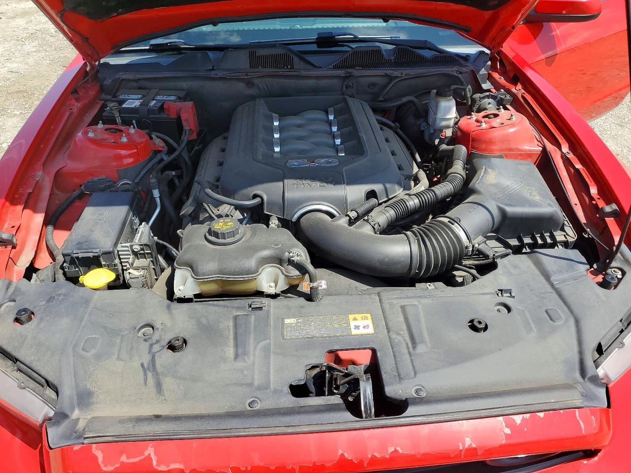 2013 Ford Mustang Gt Red vin: 1ZVBP8CF0D5263680